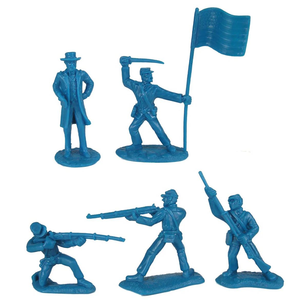 BMC Civil War Plastic Army Men - 26pc Battle of Appomattox Soldier Figures - Image 3