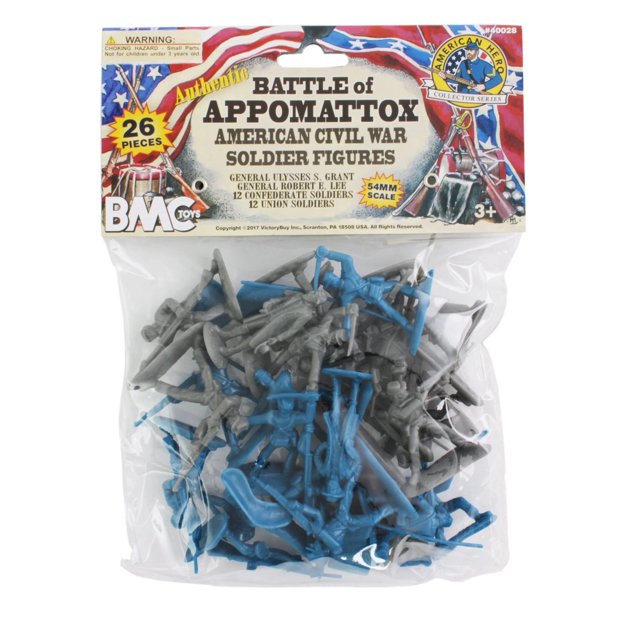 BMC Civil War Plastic Army Men - 26pc Battle of Appomattox Soldier Figures - Image 6