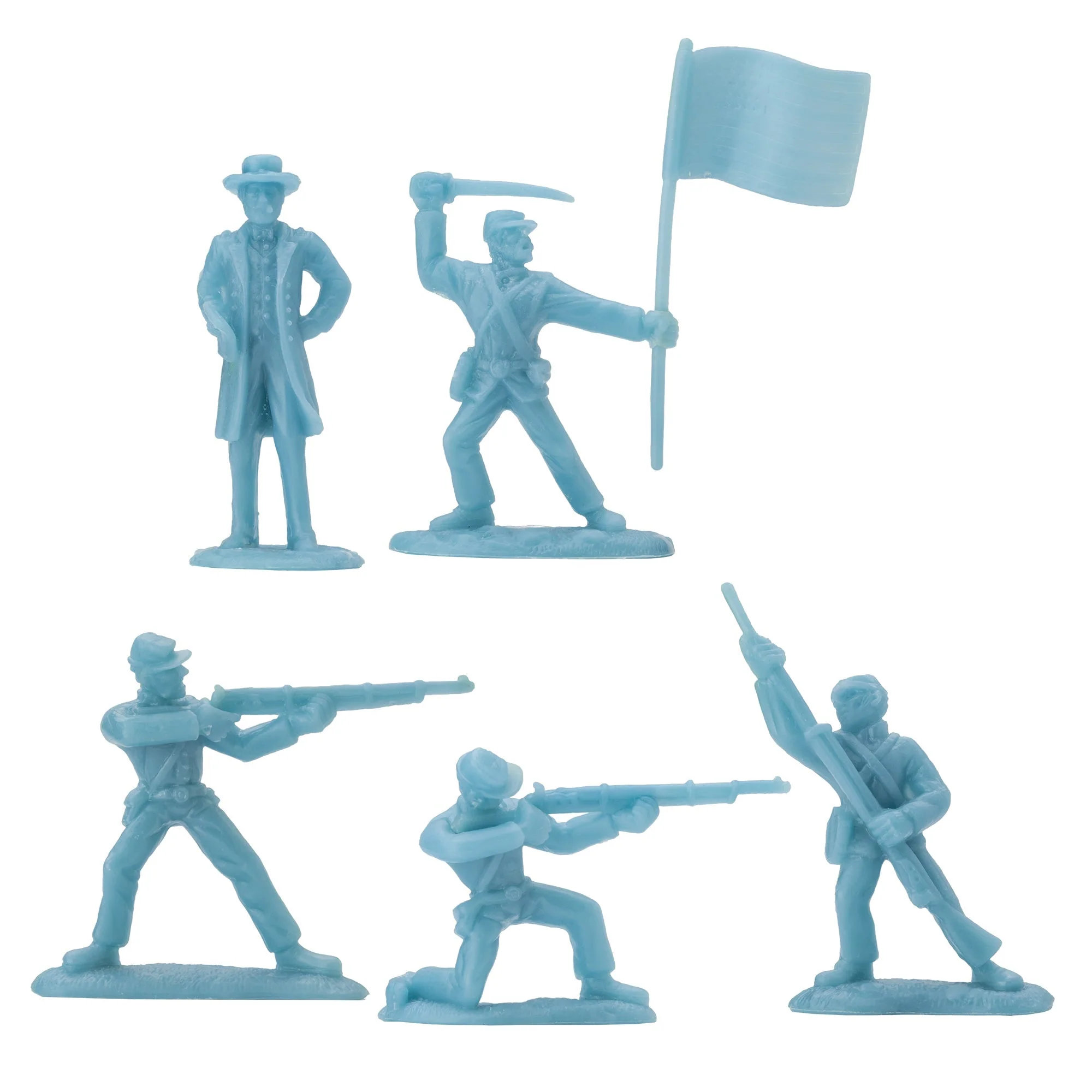 BMC Civil War Plastic Army Men - 26pc Battle of Gettysburg Soldier Figures - Image 3