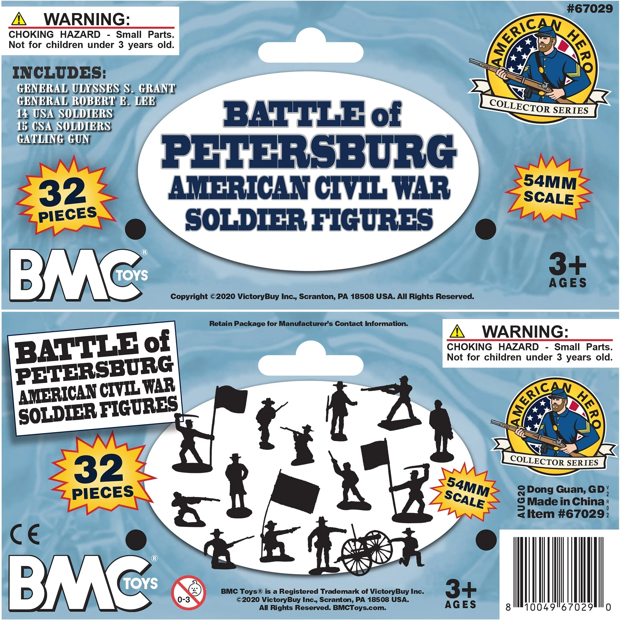 BMC Civil War Plastic Army Men - 32pc Battle of Petersburg Soldier Figures - Image 7