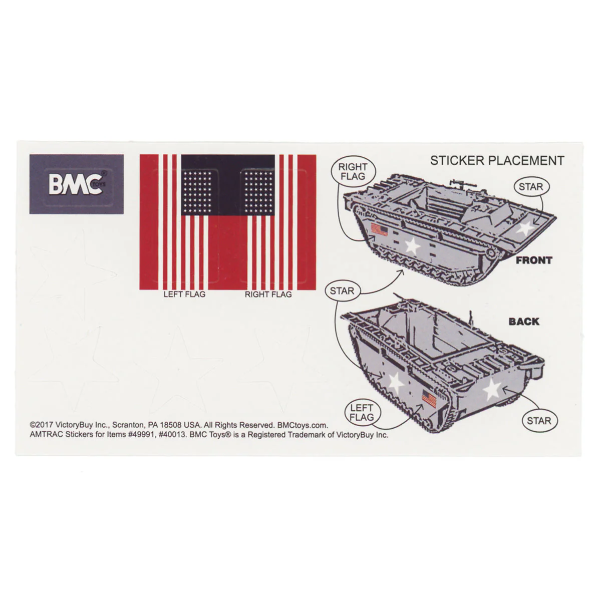 BMC WW2 USMC Amtrac LVT - 1:32 Amphibious Vehicle for Plastic Army Men - Image 5