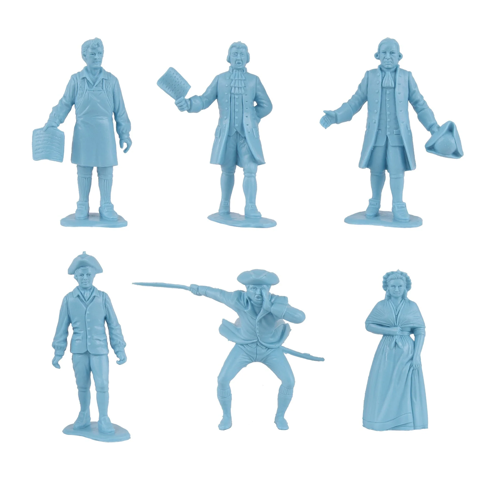 BMC Classic The Midnight Ride of Paul Revere - 21pc Plastic Figure Playset - Image 4