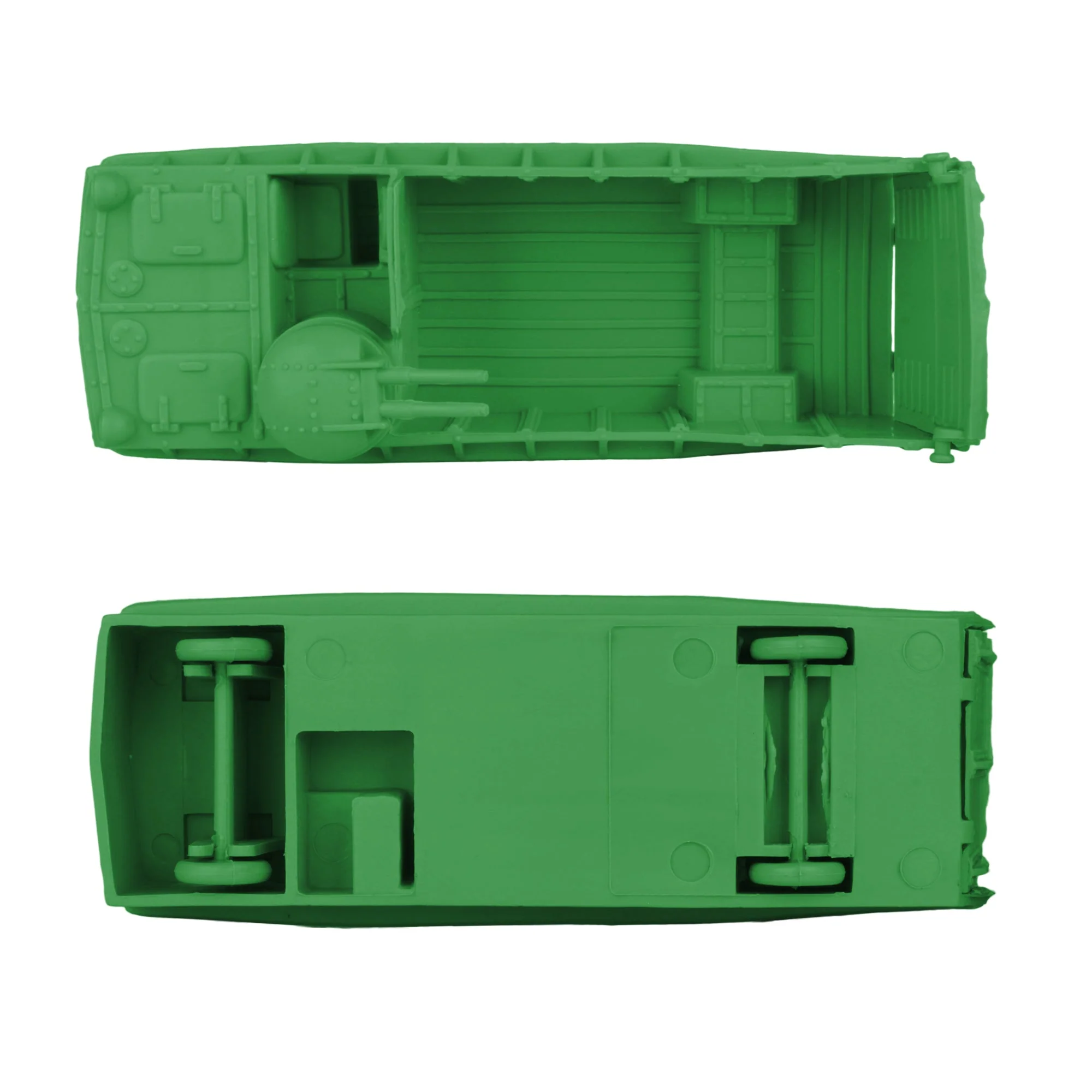 BMC Classic Marx Landing Craft - 4pc Green Plastic Army Men Boat Vehicles - Image 3