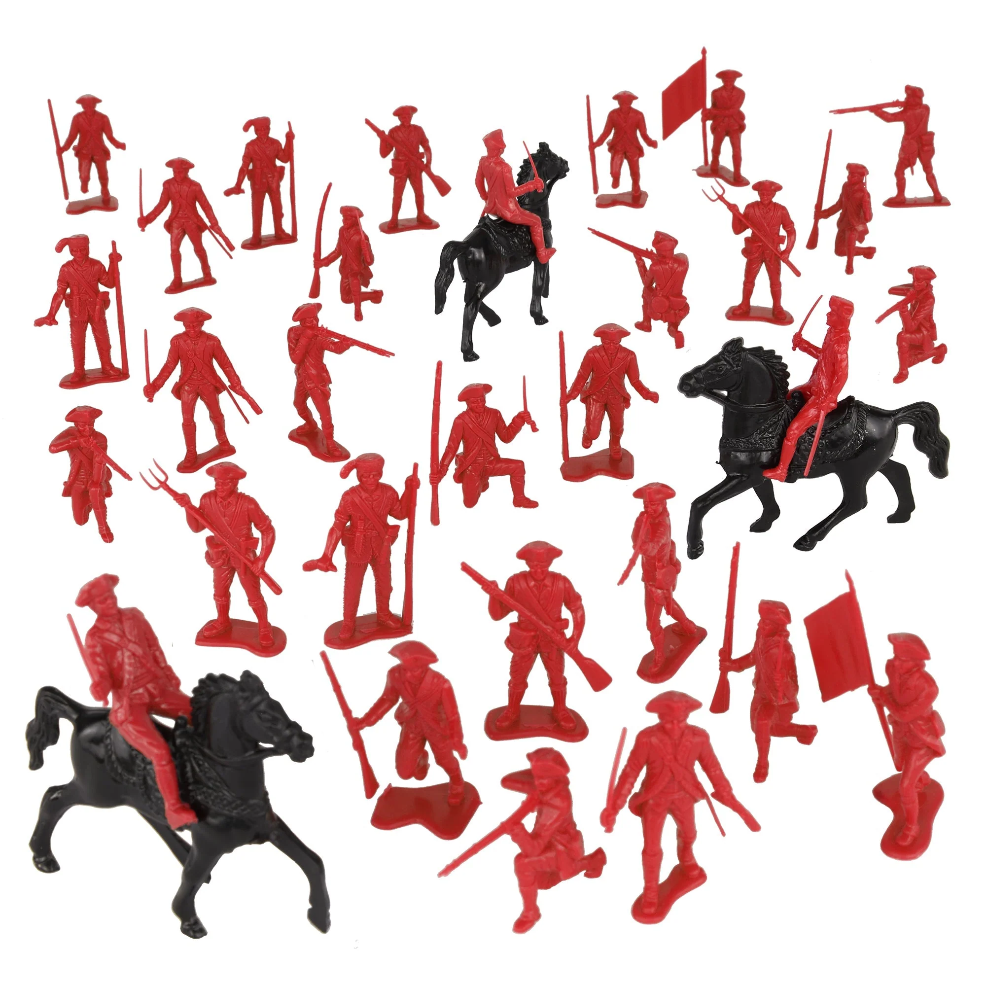 BMC Classic MPC Revolutionary War British Soldiers - Plastic Army Men Figures - Image 5