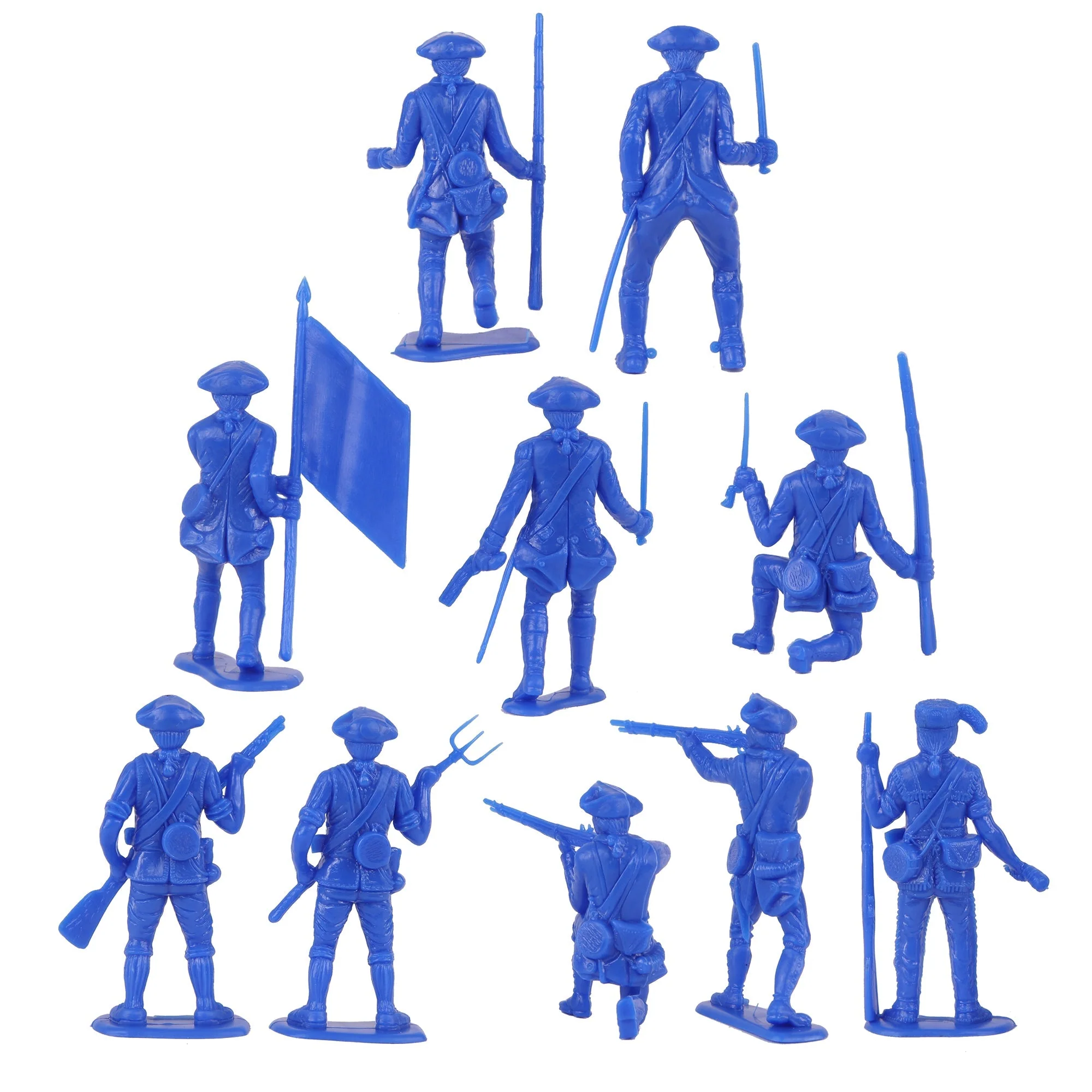 BMC Classic MPC Revolutionary War Colonial Soldiers - Plastic Army Men Figures - Image 6