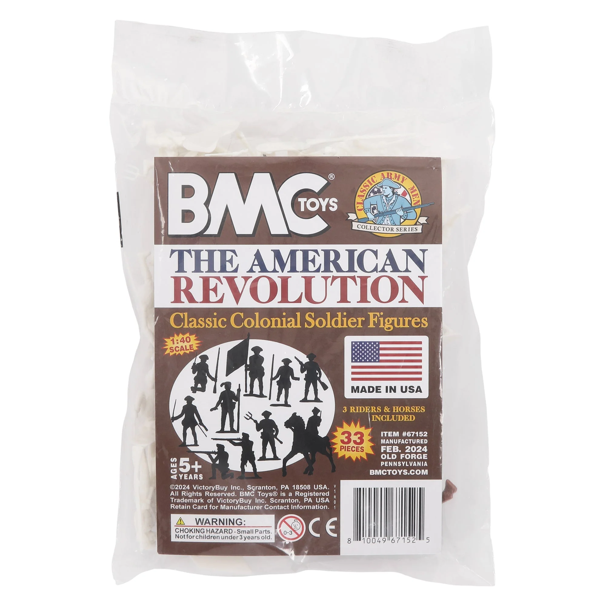 BMC Classic MPC Revolutionary War French Soldiers - Plastic Army Men Figures - Image 6