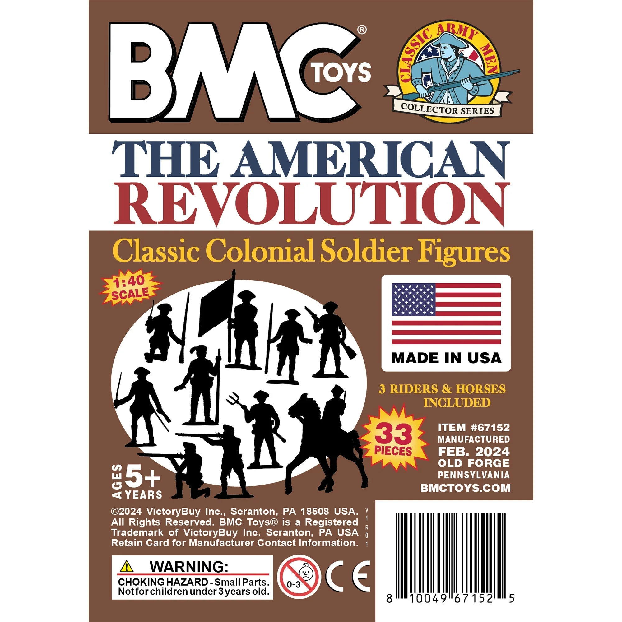 BMC Classic MPC Revolutionary War French Soldiers - Plastic Army Men Figures - Image 8