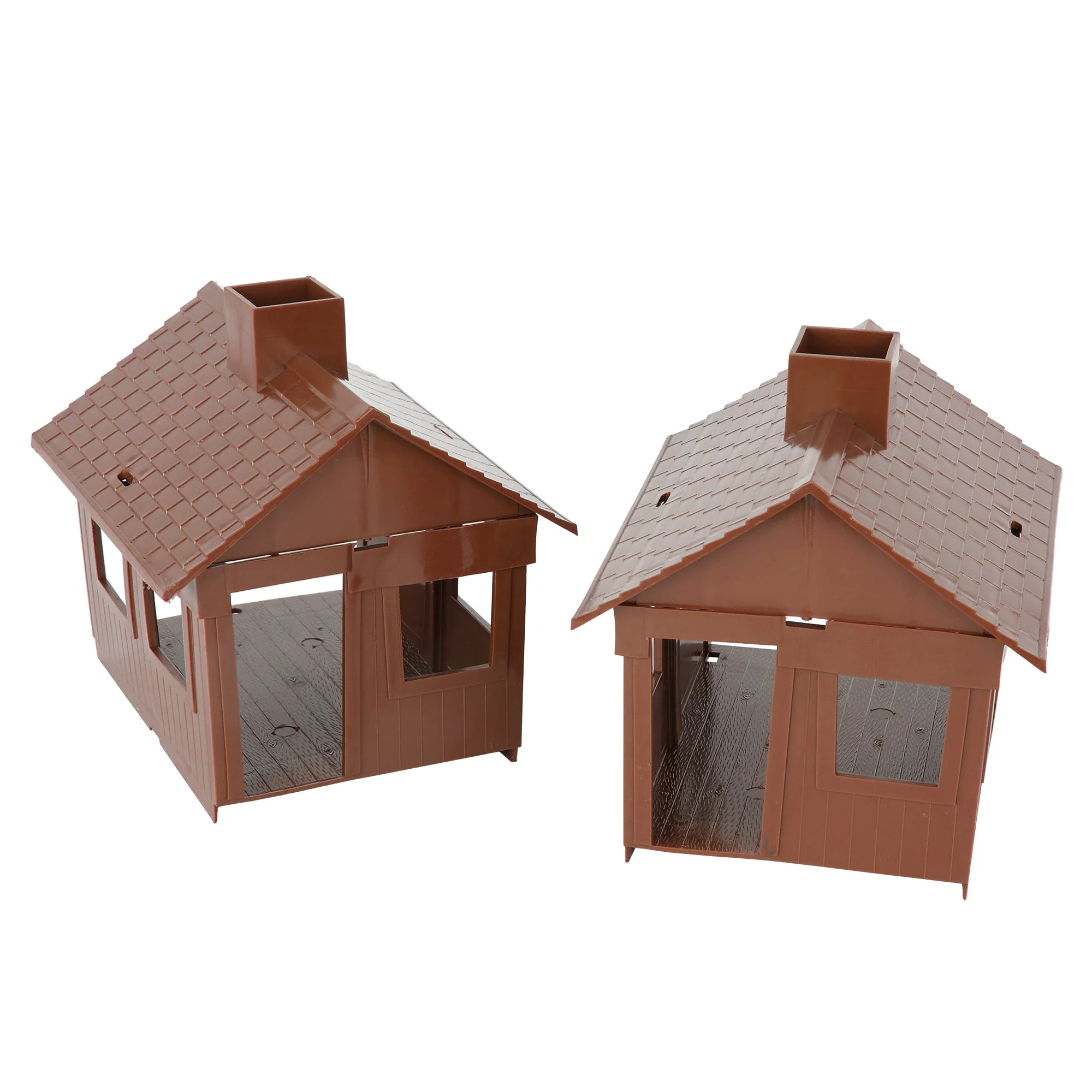BMC Classic MPC Bunkhouse Barracks - Brown Plastic Army Men Cabin House Building - Image 3