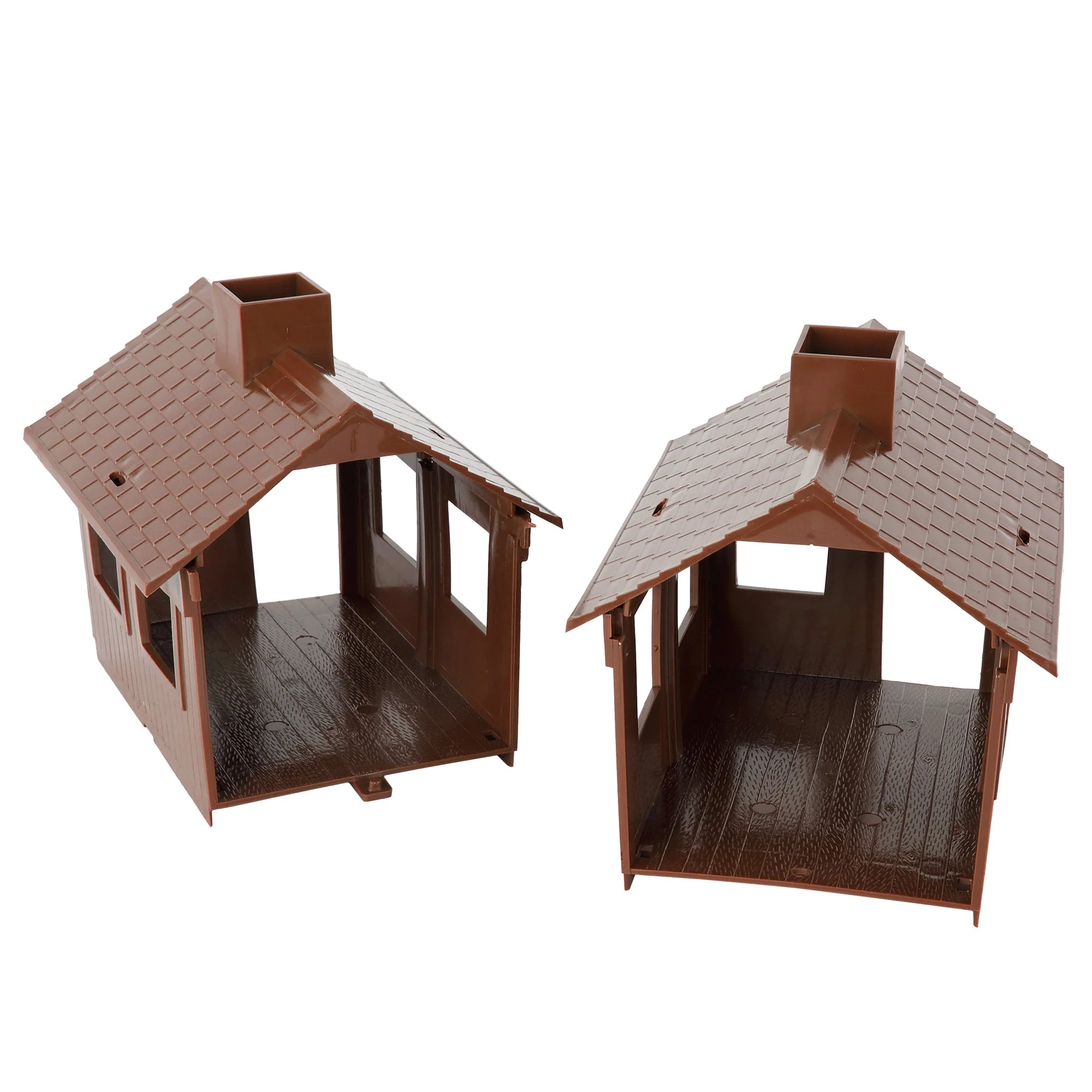 BMC Classic MPC Bunkhouse Barracks - Brown Plastic Army Men Cabin House Building - Image 4