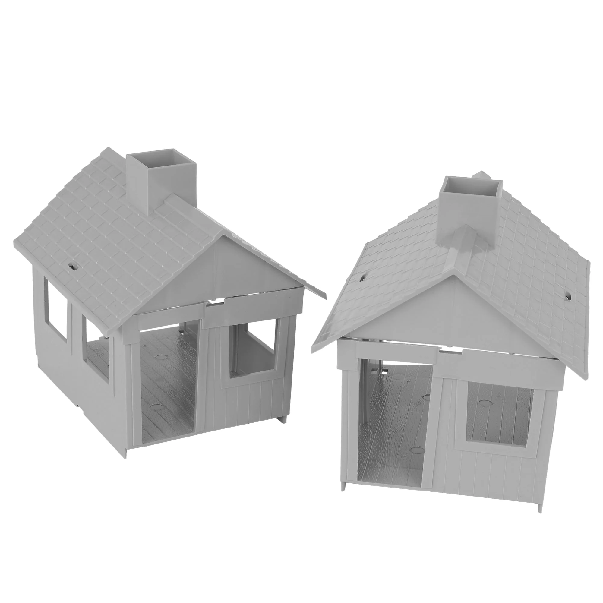 BMC Classic MPC Bunkhouse Barracks - Gray Plastic Army Men Cabin House Building - Image 3