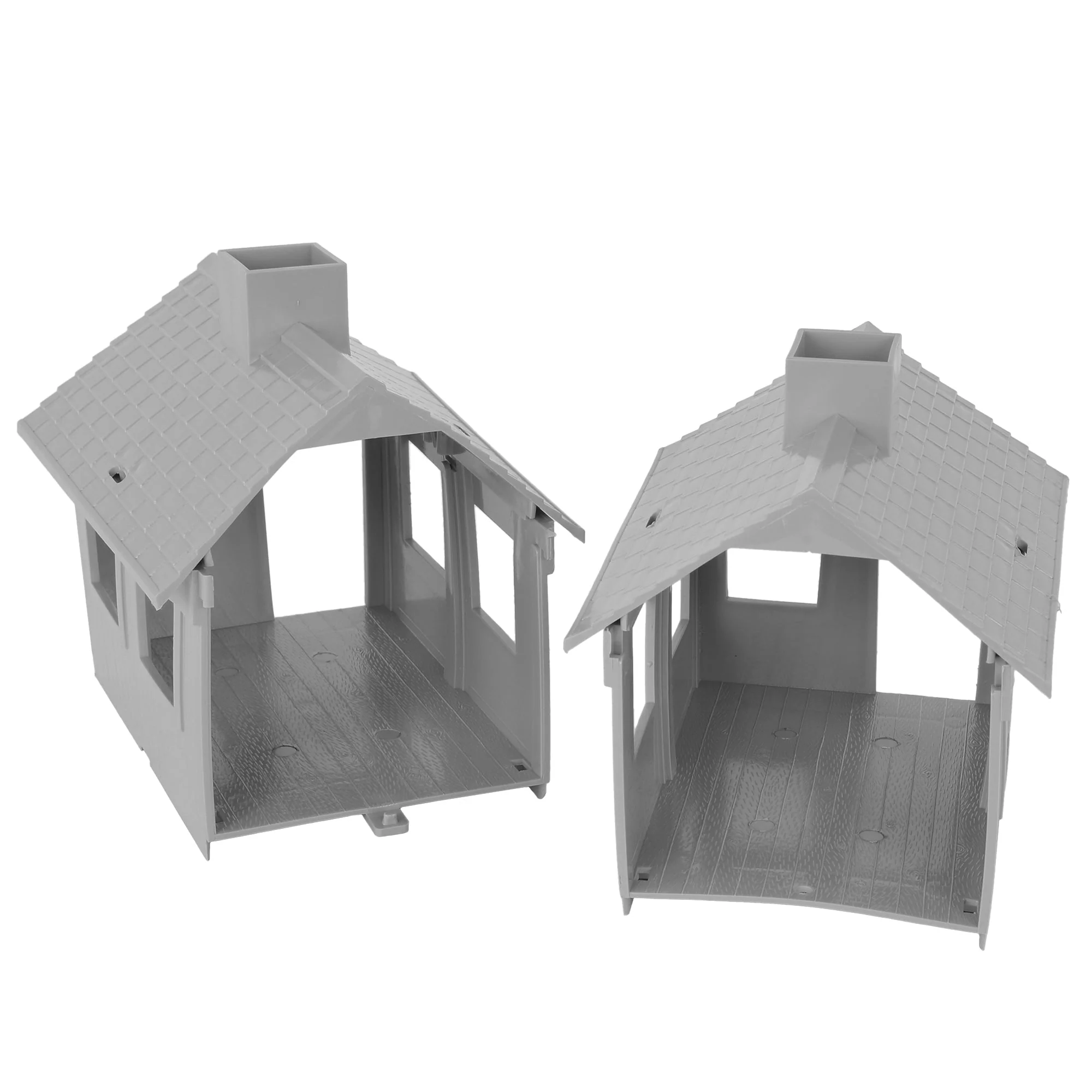 BMC Classic MPC Bunkhouse Barracks - Gray Plastic Army Men Cabin House Building - Image 4
