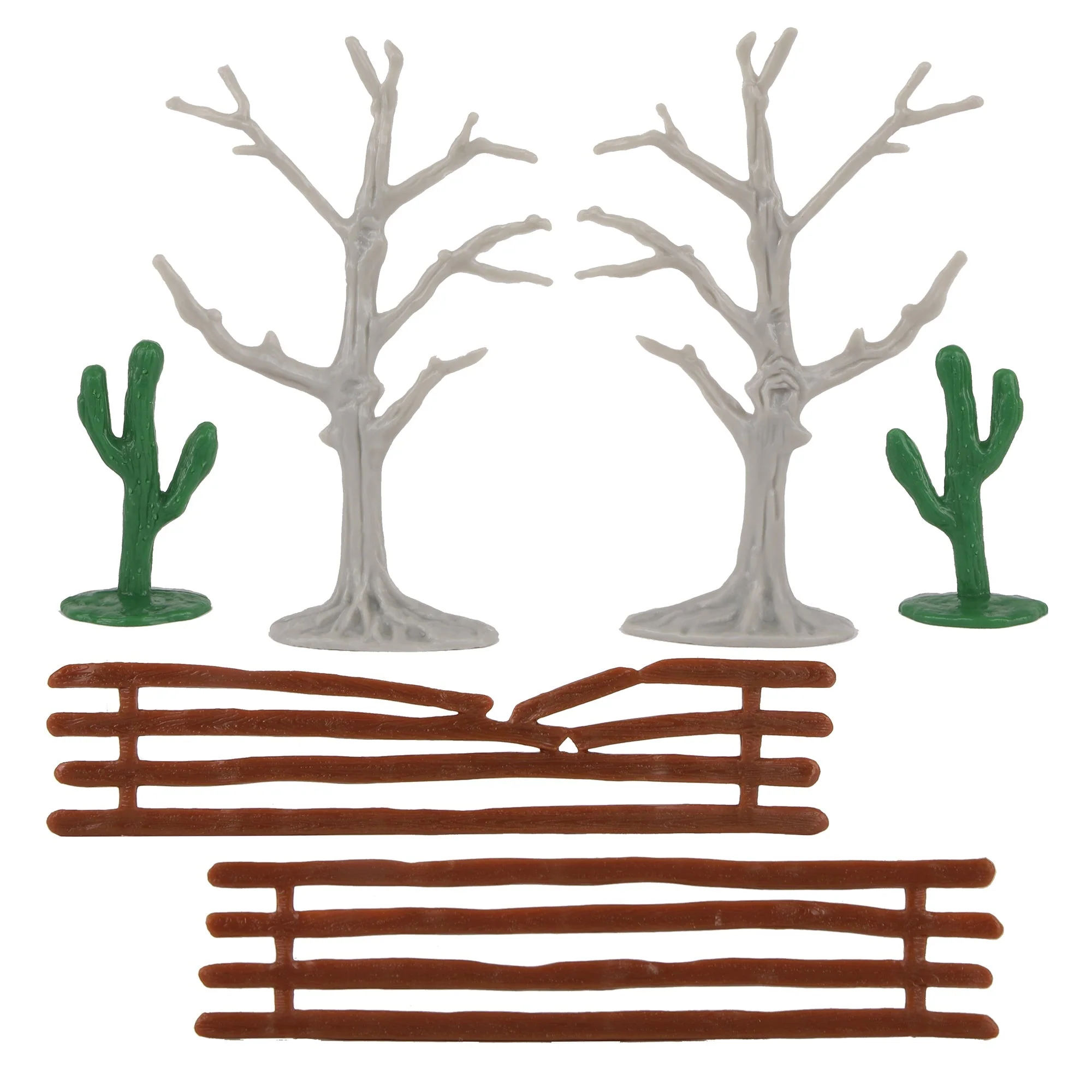 BMC CTS Desert Western Ranch - 15pc Plastic Figure Playset Diorama Accessories - Image 3