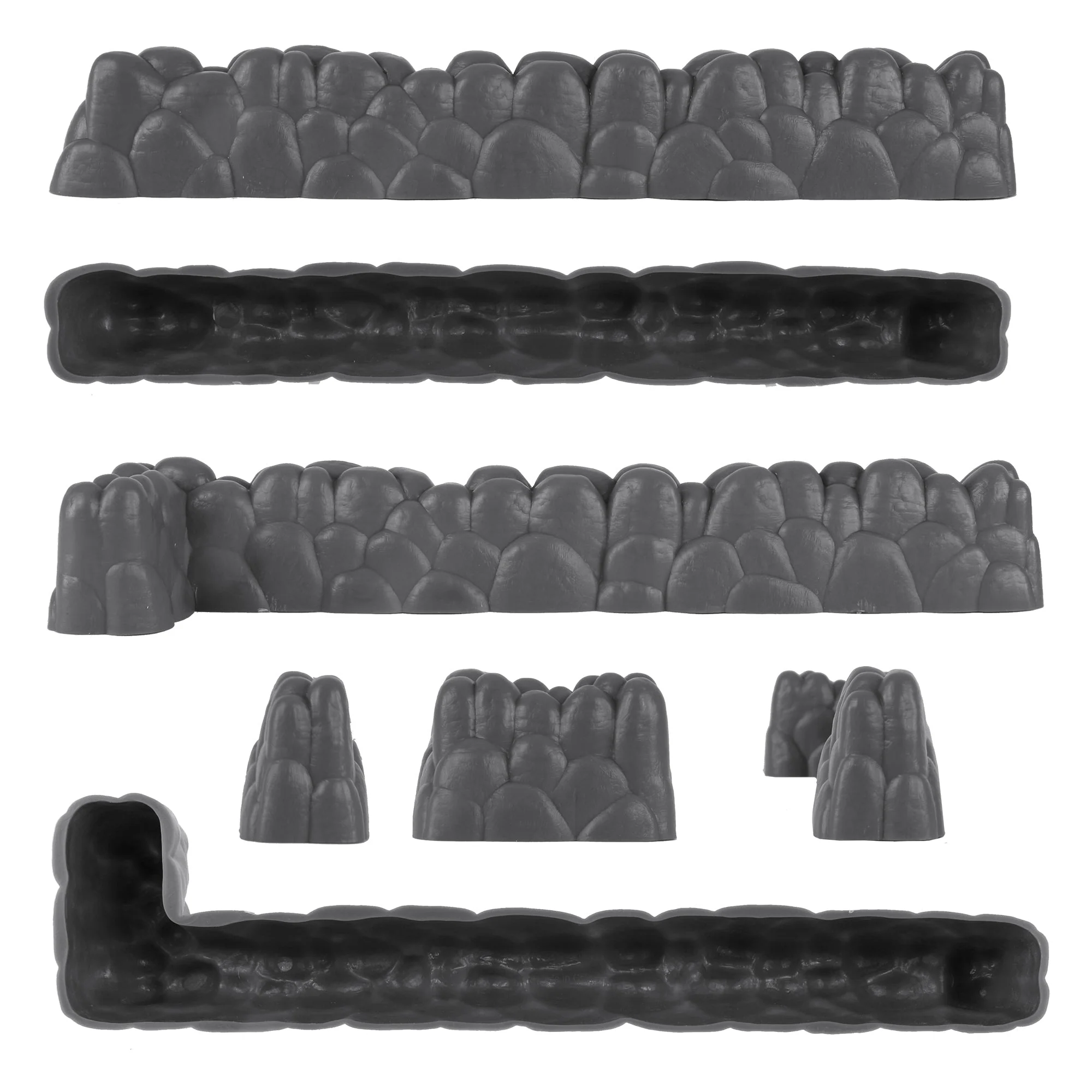 BMC CTS Estate Ruins Destroyed Mansion - 13pc Plastic Figure Playset Accessories - Image 4