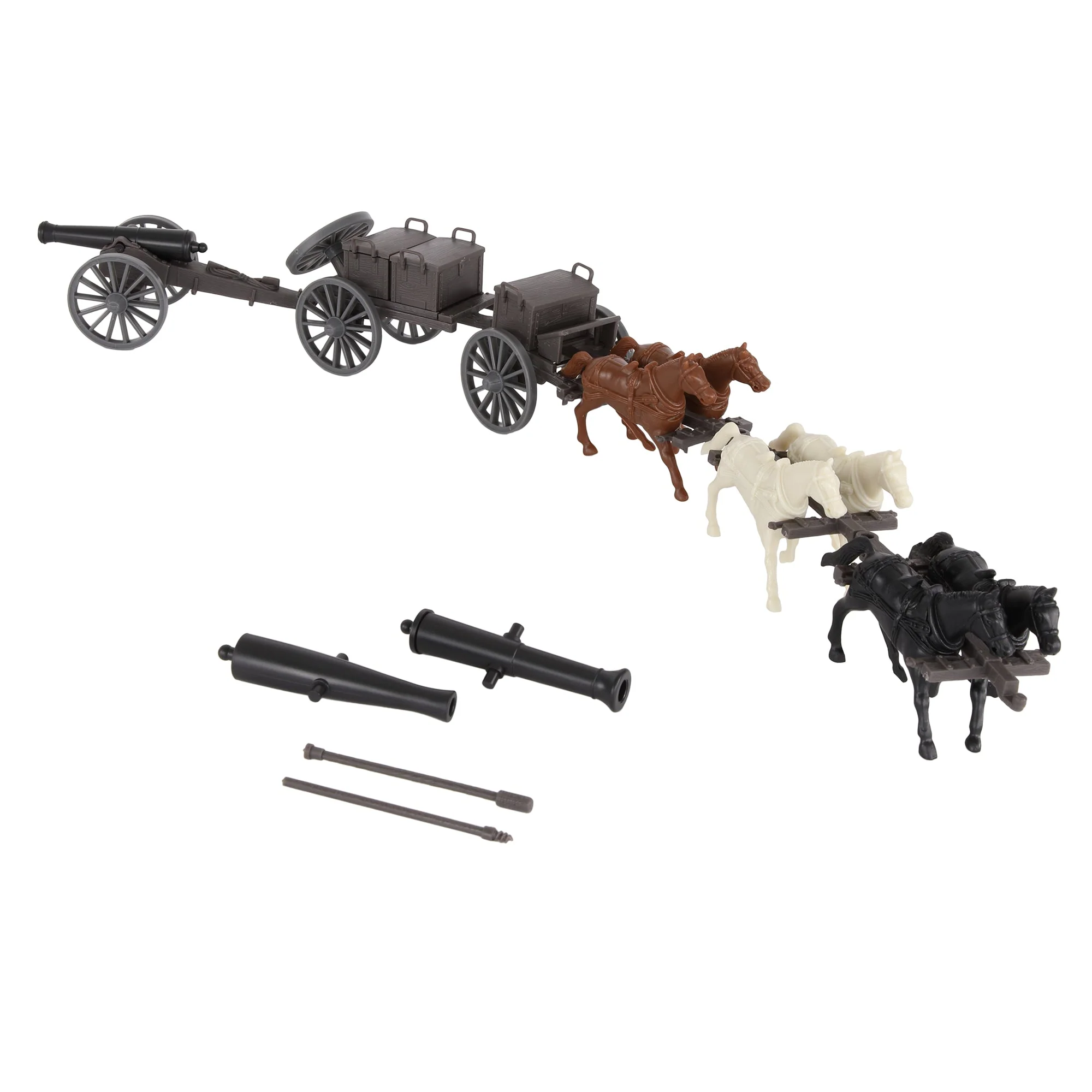 BMC CTS American Civil War Artillery Horse Wagon - Cannon Limber Caisson Playset - Image 3