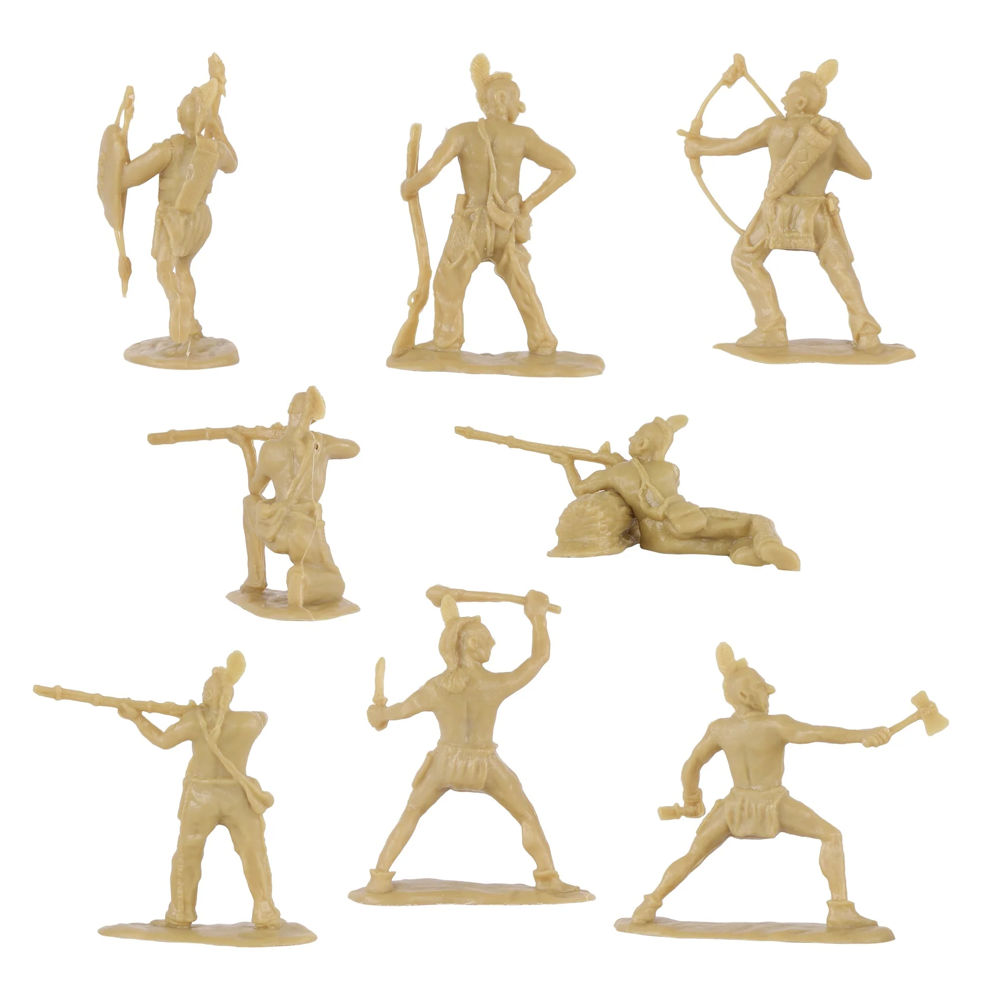 BMC CTS Last of the Mohicans - 36pc French & Indian War Plastic Soldier Figures - Image 8