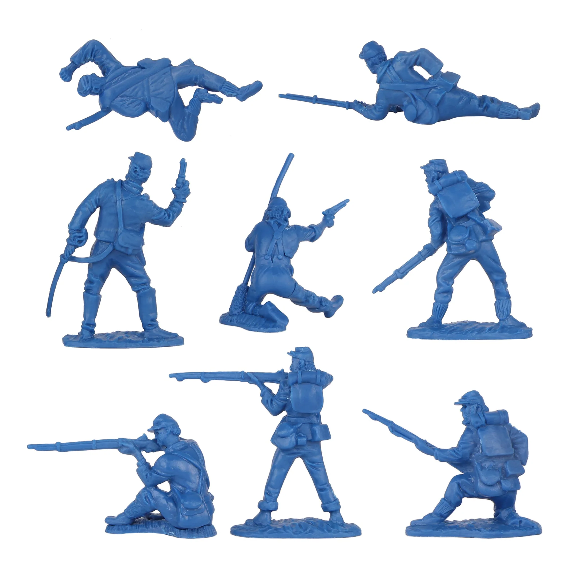 BMC CTS Battle of Little Big Horn Plastic Army Men - 20pc Sioux & Cavalry Figure - Image 7