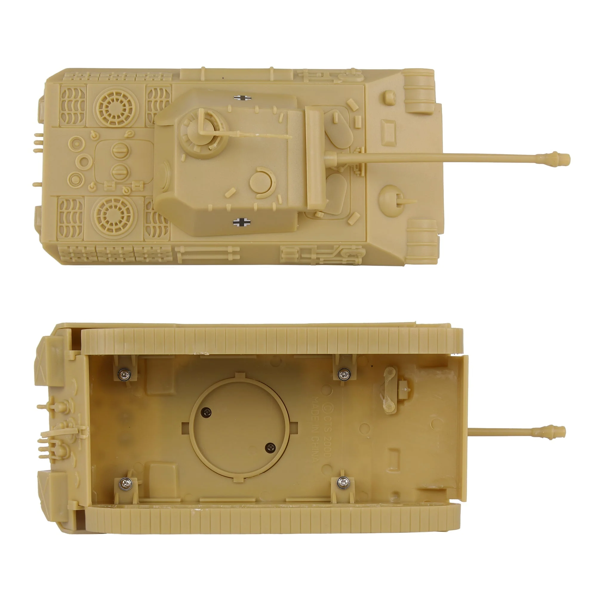 BMC CTS WW2 German Panther V Tank - Tan 1-38 Plastic Army Men Military Vehicle - Image 3