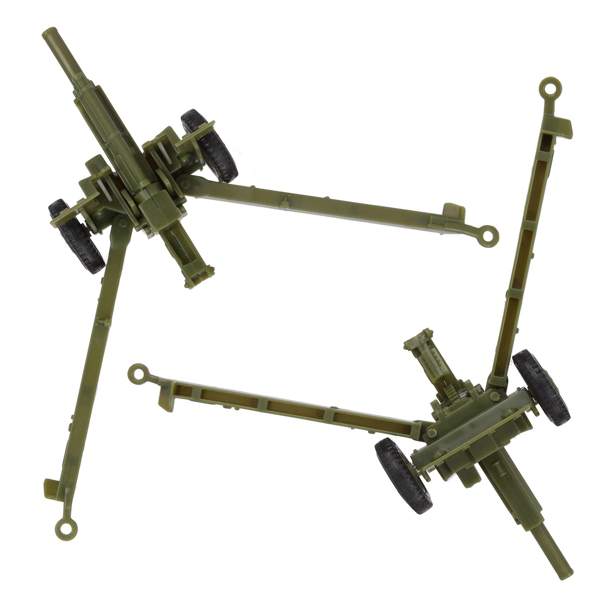 BMC CTS WW2 US Howitzer Artillery & Crew 12pc OD Green Plastic Army Men Playset - Image 4