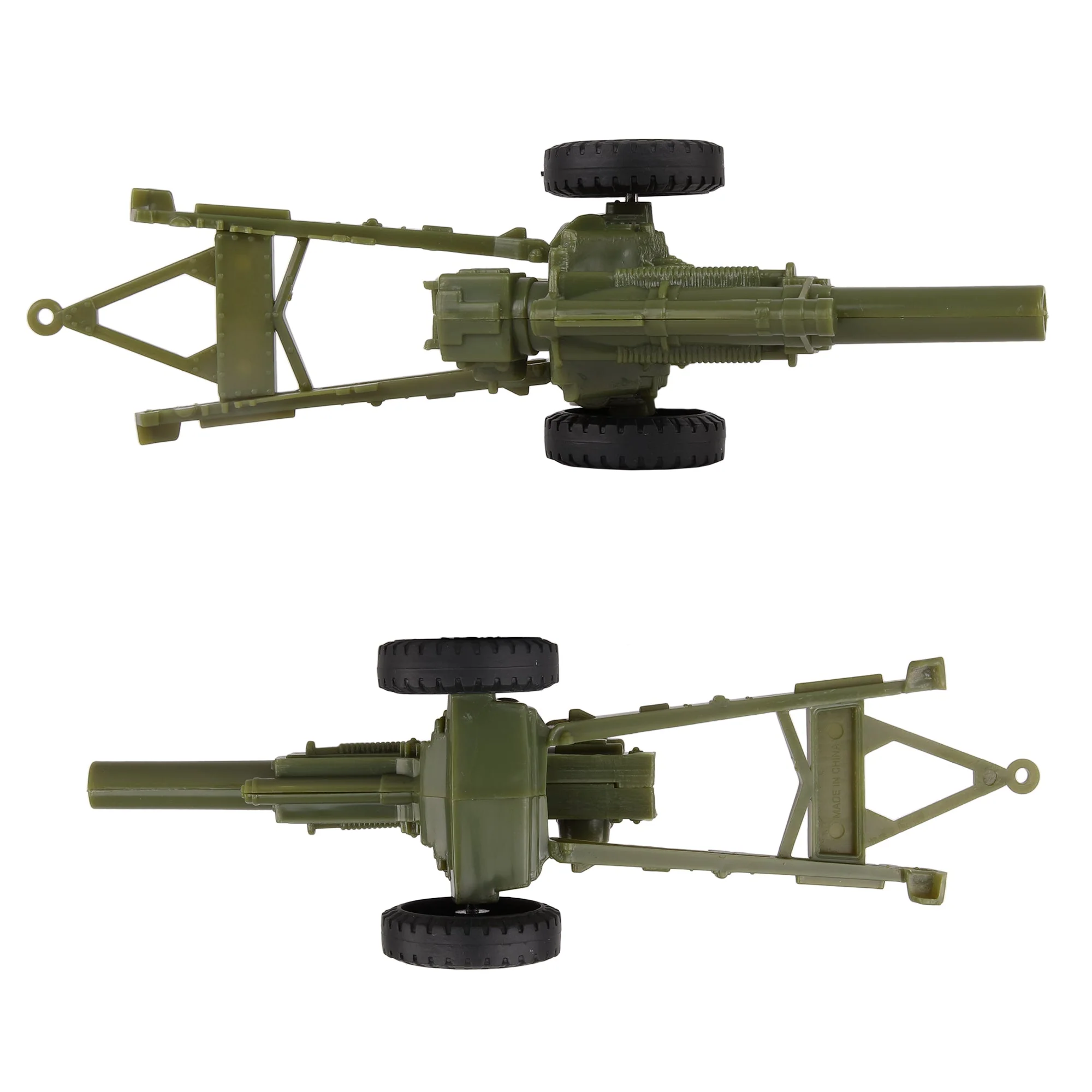 BMC CTS WW2 US Howitzer Artillery & Crew 12pc OD Green Plastic Army Men Playset - Image 5