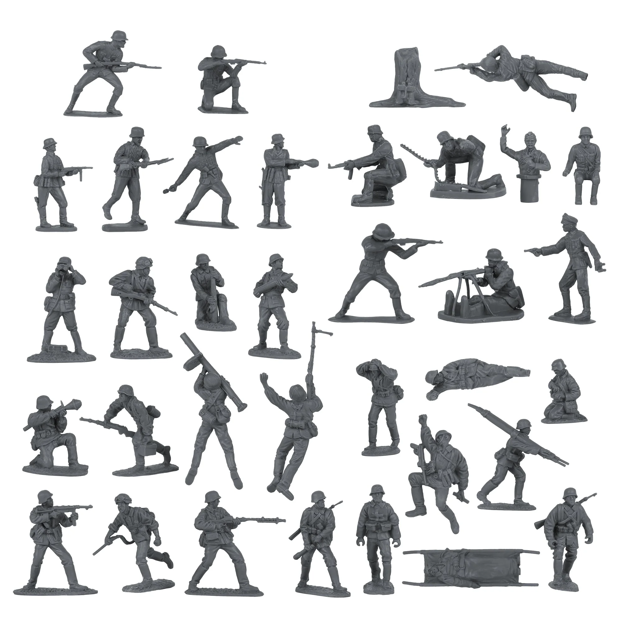BMC CTS WW2 Battle of the Bulge - Plastic Army Men 130pc Soldier Figure Playset - Image 4