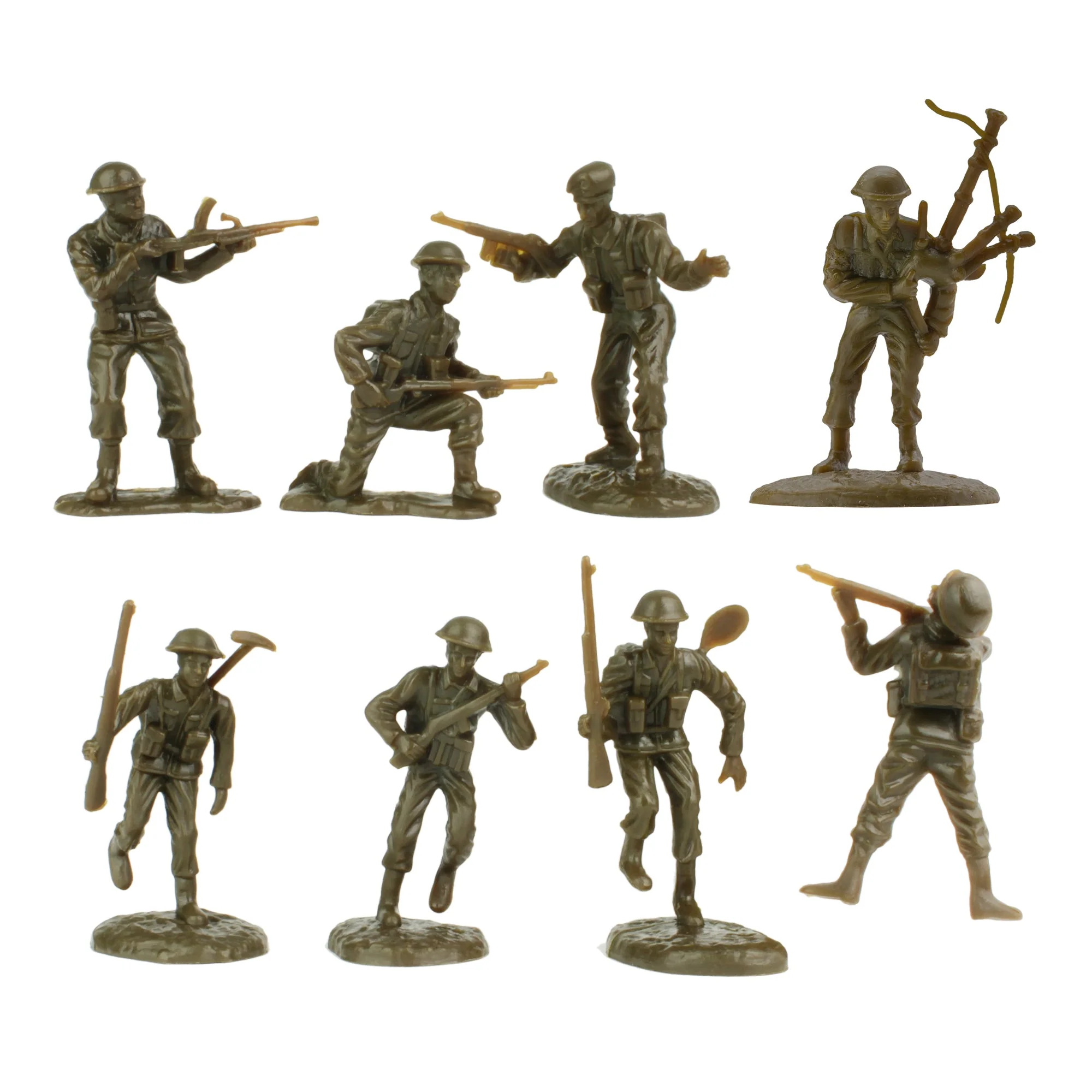 BMC WW2 D-Day Juno Beach Plastic Army Men - 35pc Canada & German Soldier Figures - Image 3