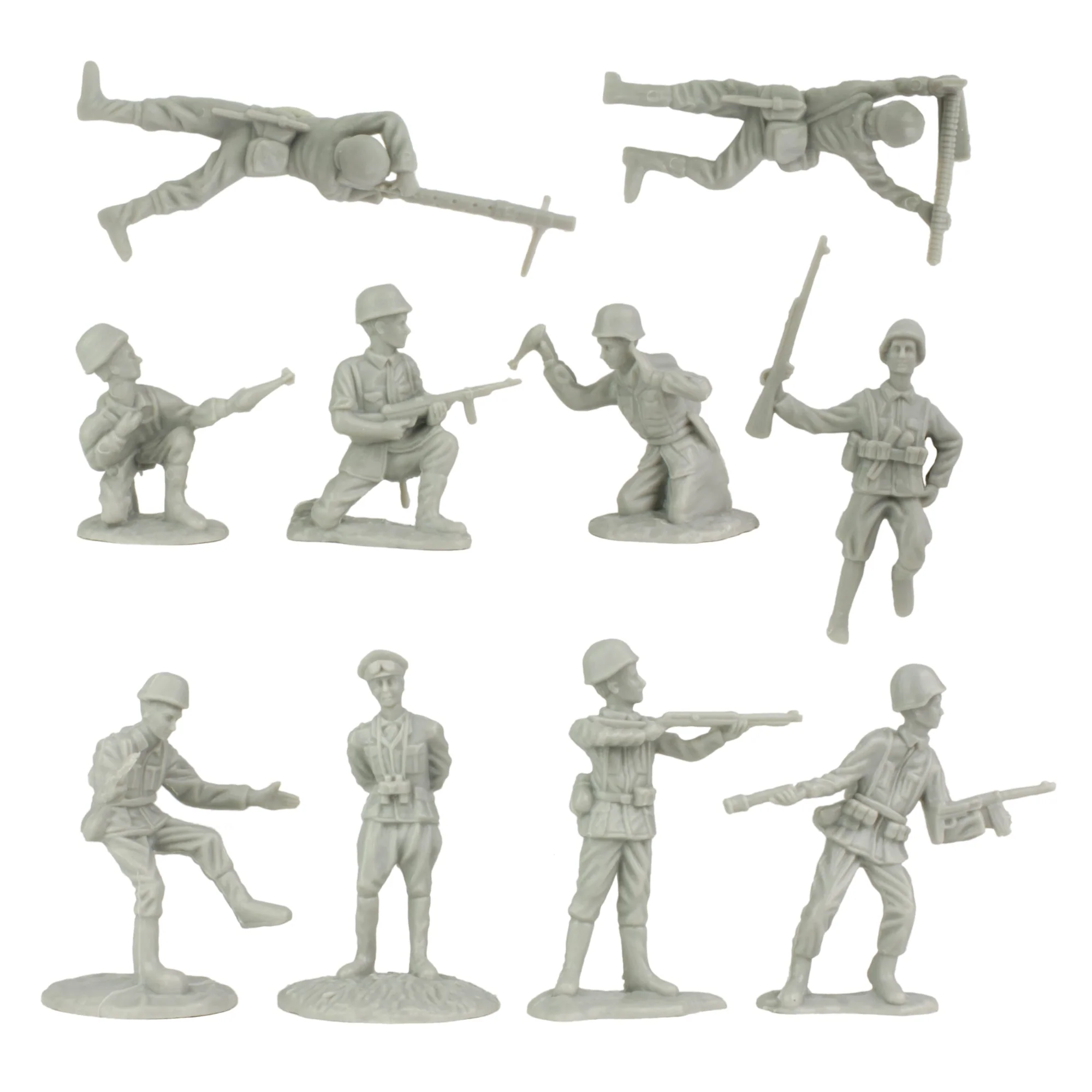 BMC WW2 D-Day Juno Beach Plastic Army Men - 35pc Canada & German Soldier Figures - Image 4