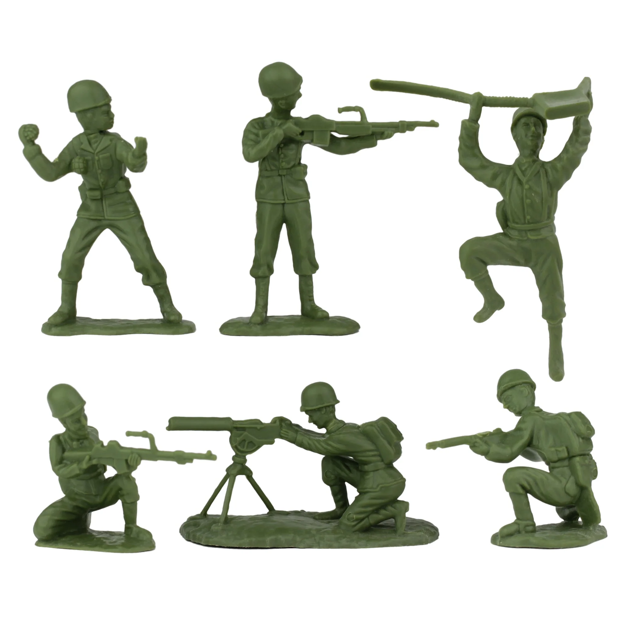 BMC WW2 D-Day Tank Battle - 36pc Plastic Army Men Playset - Image 3