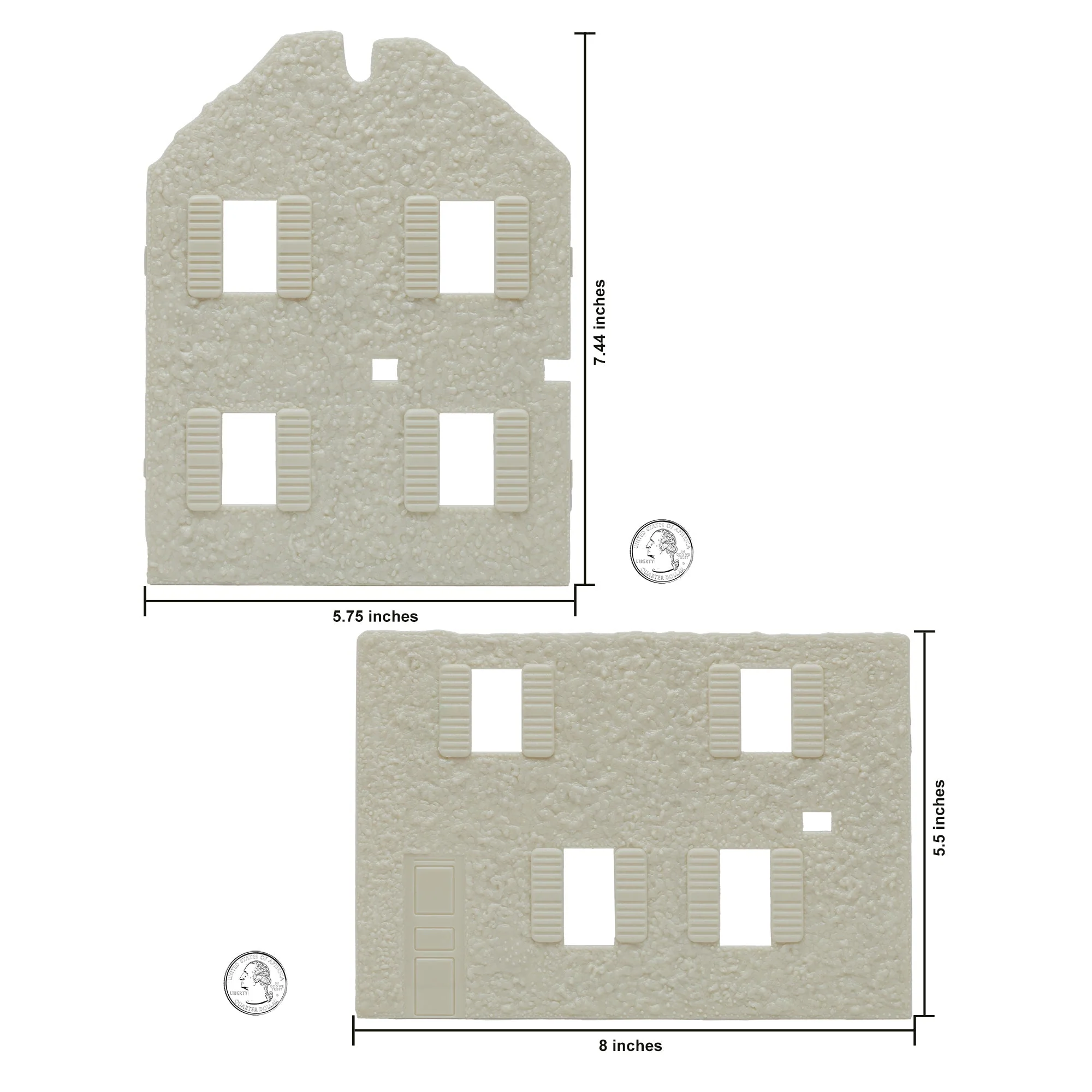 BMC WW2 Ruined Spanish Farm House - Plastic Army Men Playset Accessory - Image 3