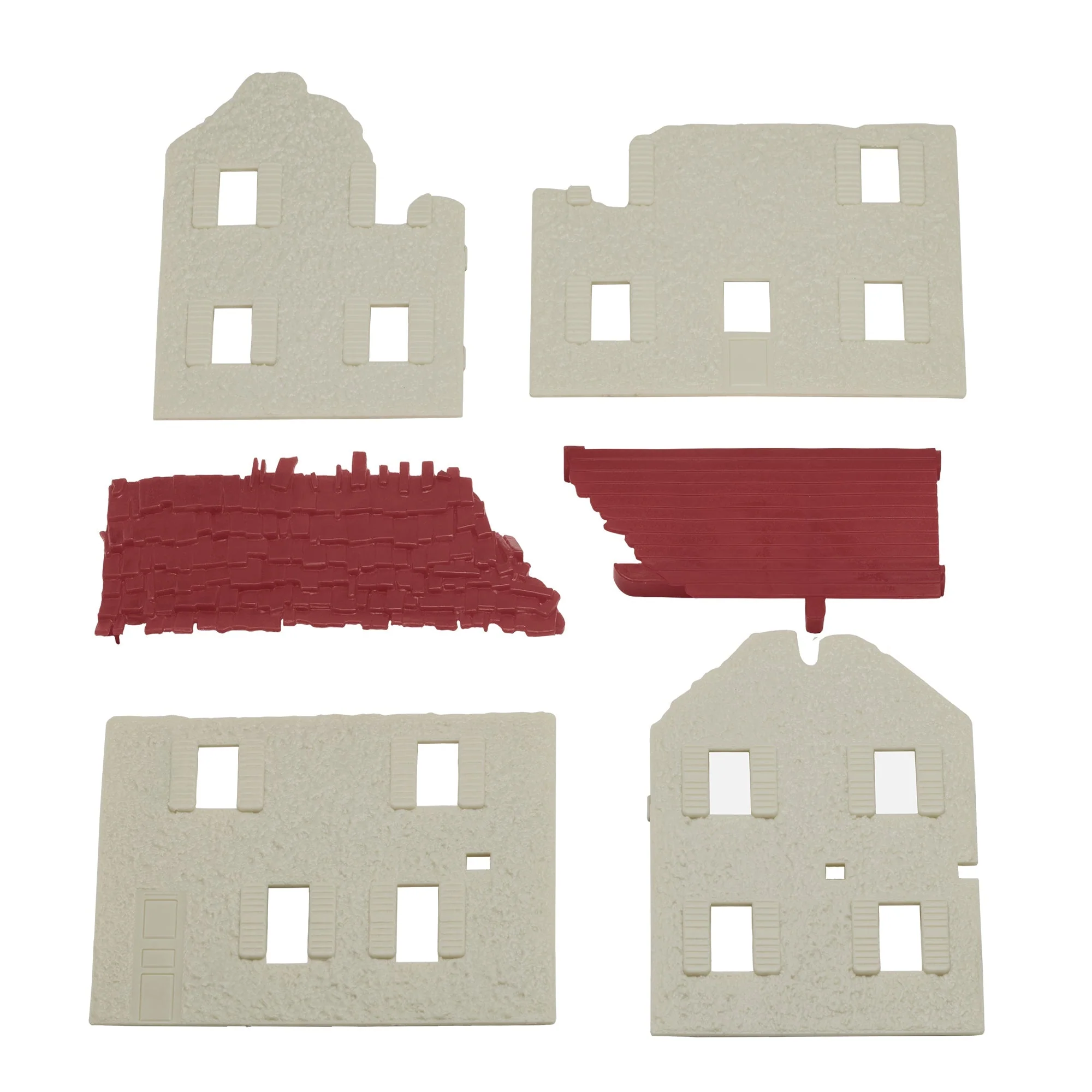 BMC WW2 Ruined Spanish Farm House - Plastic Army Men Playset Accessory - Image 4