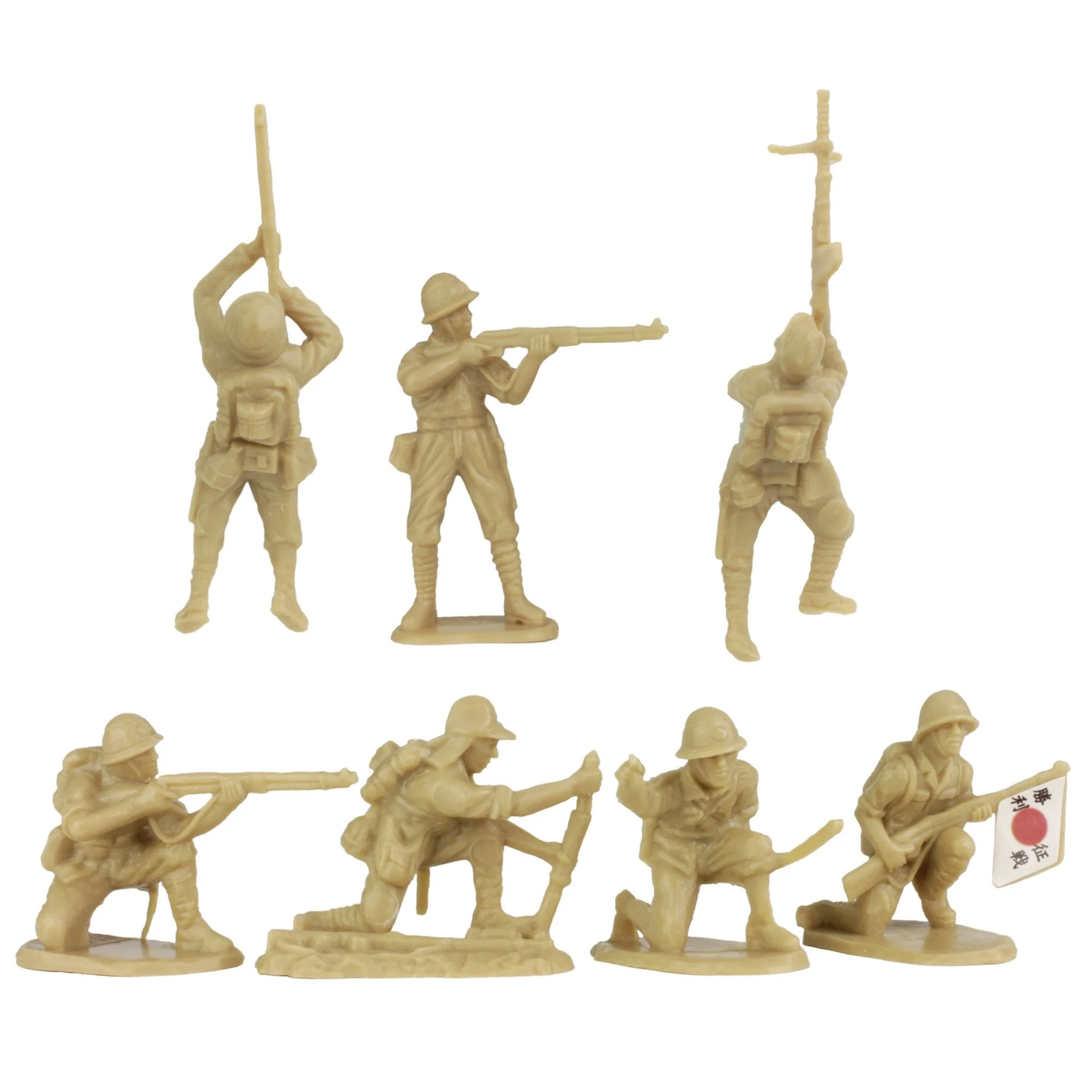 BMC WW2 Iwo Jima Plastic Army Men - Island, Tanks & Soldiers 72pc Playset - Image 5