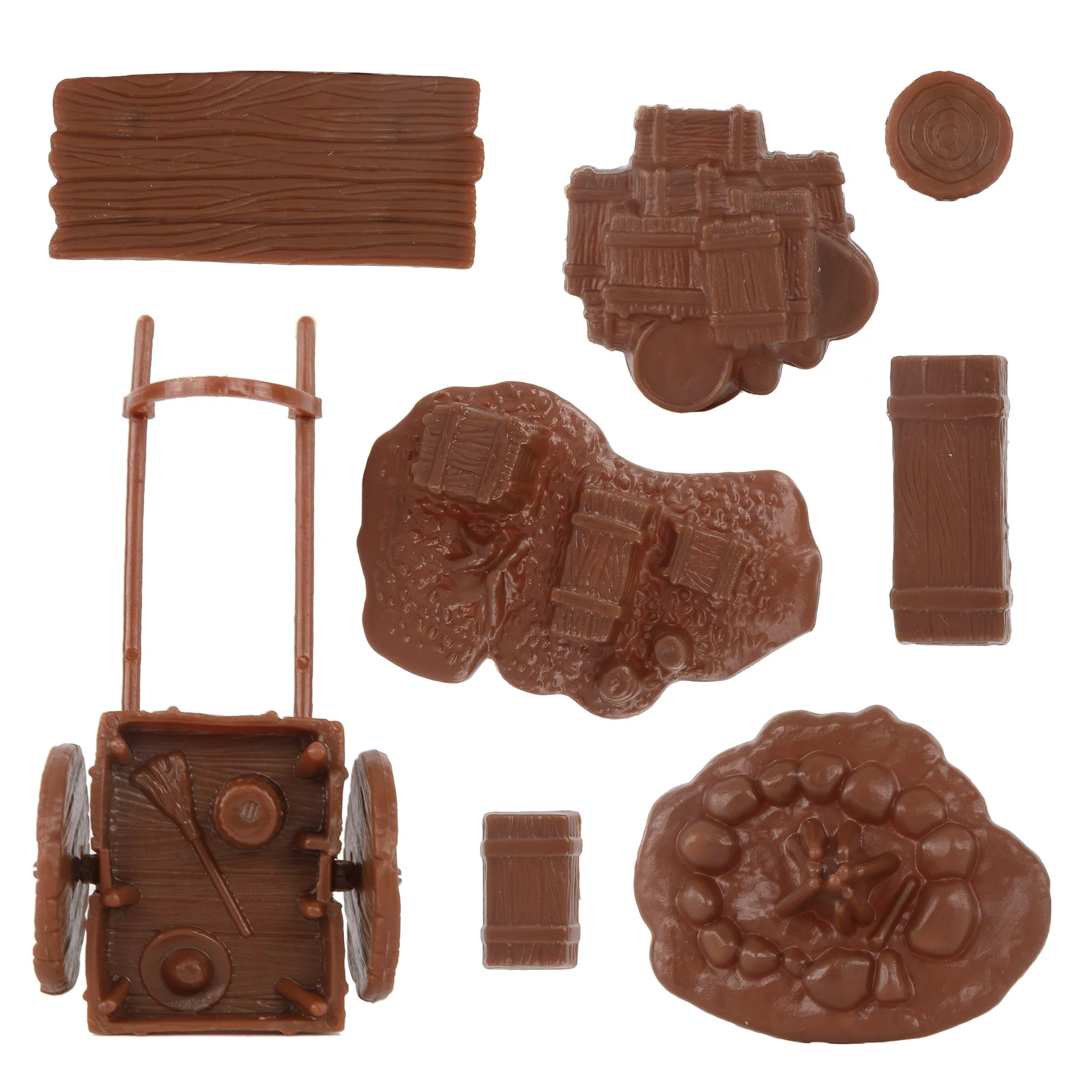 BMC Revolutionary War Camp & Supplies - 23pc Plastic Soldier Playset Accessories - Image 4