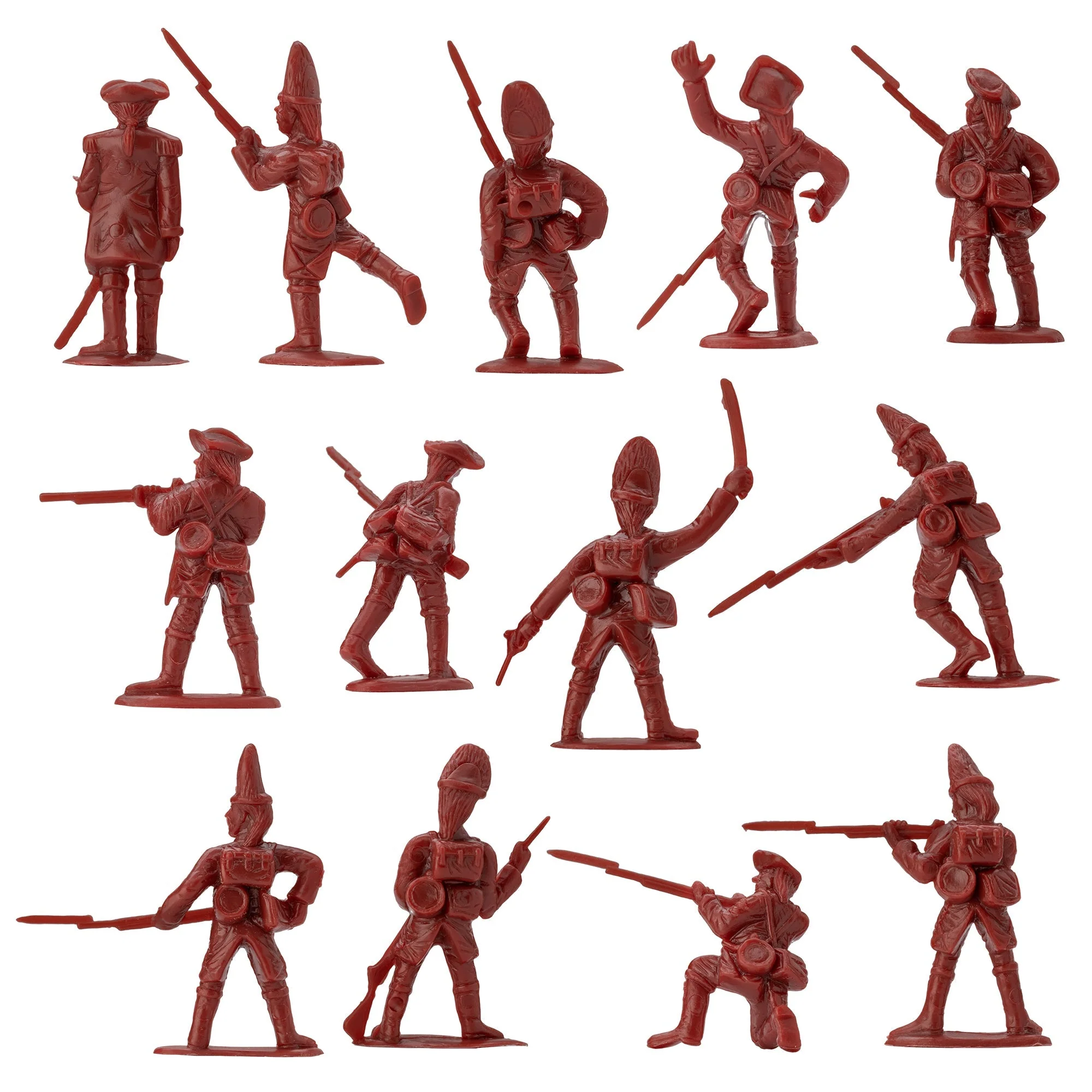 BMC Revolutionary War Battle of Brandywine 44pc Plastic Army Men Soldier Figures - Image 3