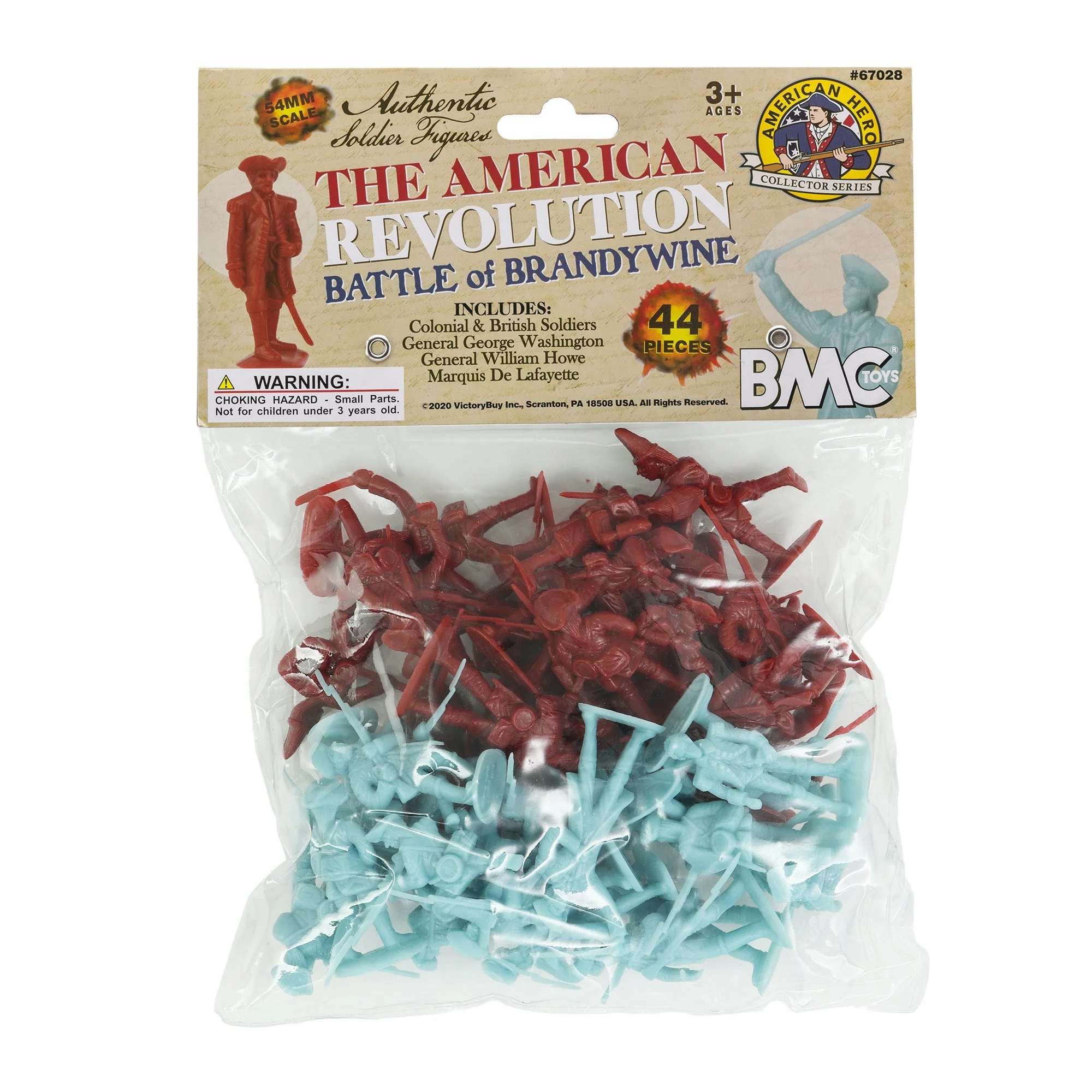 BMC Revolutionary War Battle of Brandywine 44pc Plastic Army Men Soldier Figures - Image 8