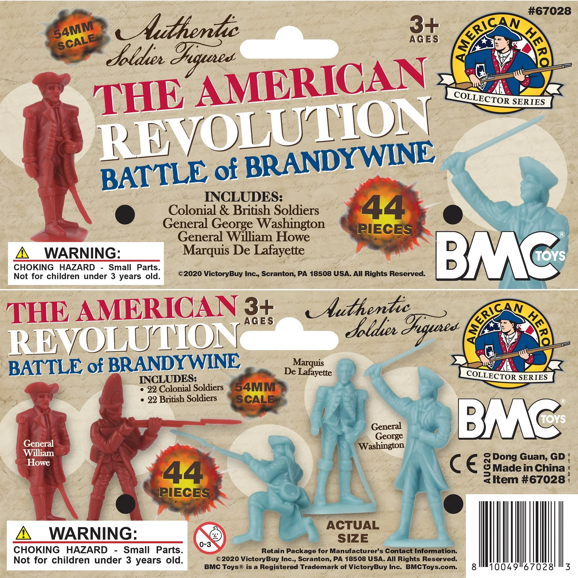BMC Revolutionary War Battle of Brandywine 44pc Plastic Army Men Soldier Figures - Image 9