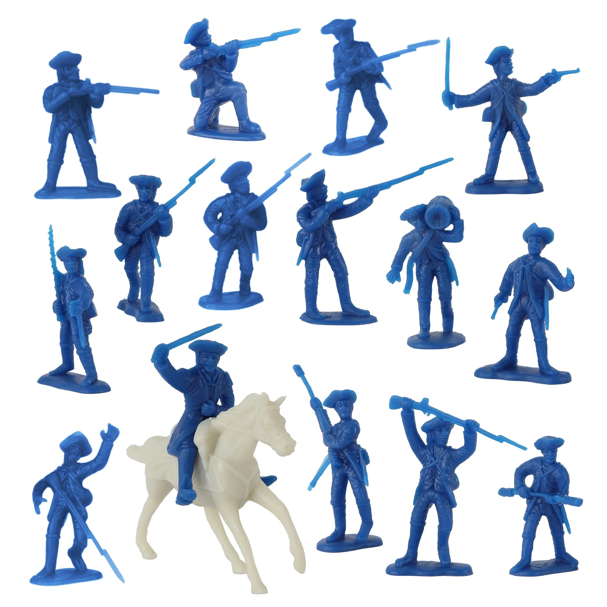 BMC Revolutionary War Battle of Bunker Hill - 115pc Plastic Army Soldier Playset - Image 3