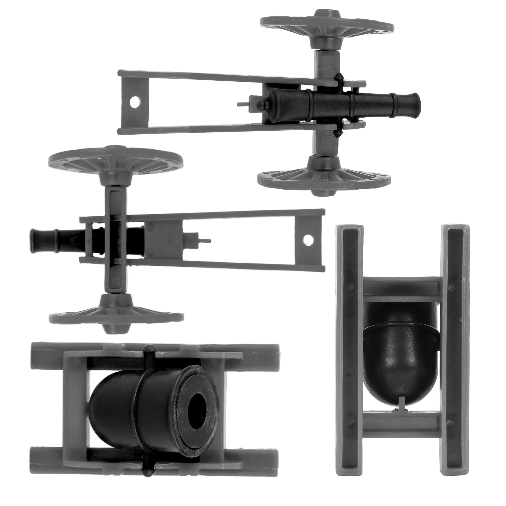 BMC Revolutionary War Cannon & Mortar - Miniature 6pc Plastic Soldiers Accessory - Image 4