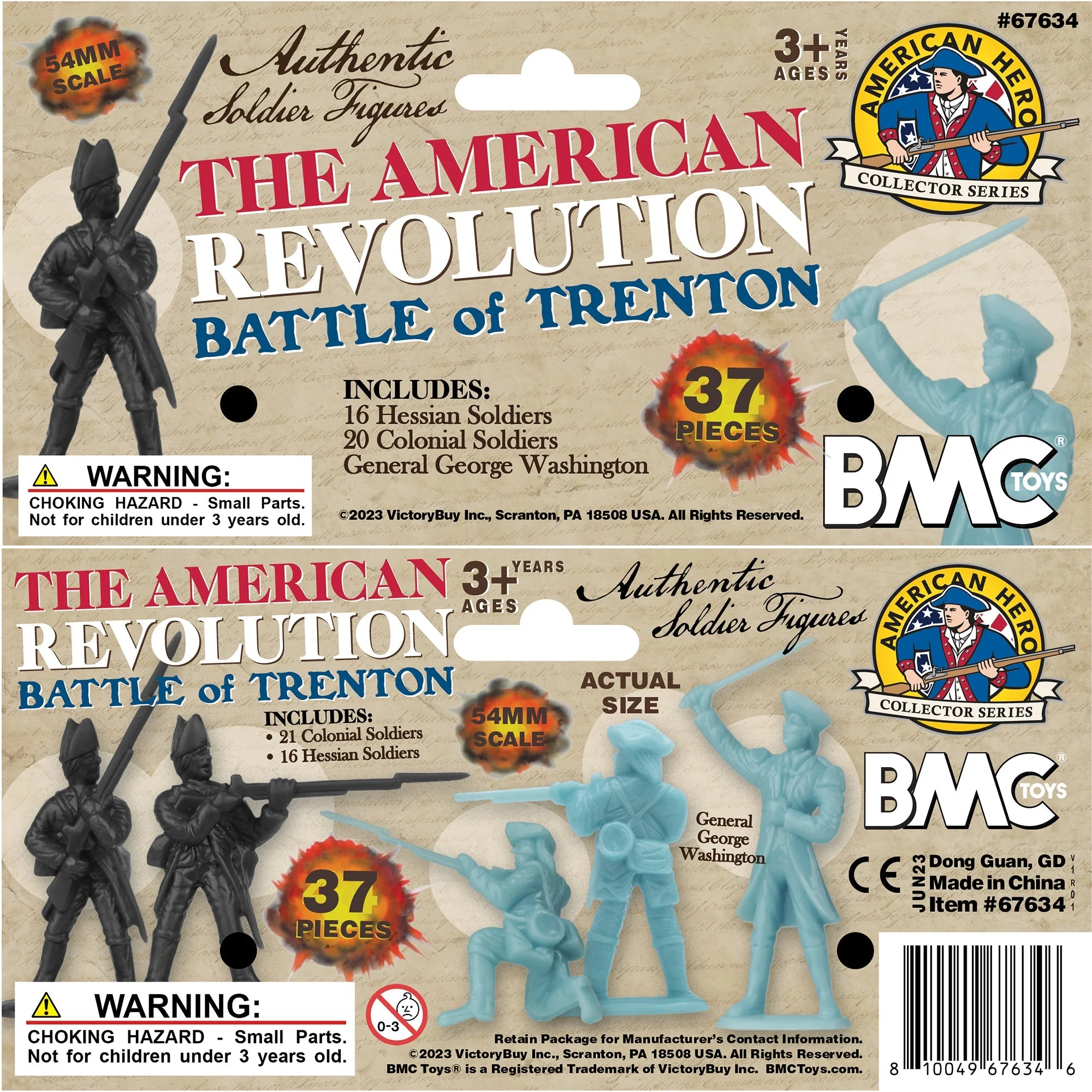 BMC Revolutionary War Battle of Trenton - Plastic Army Men Soldier Figures - Image 9