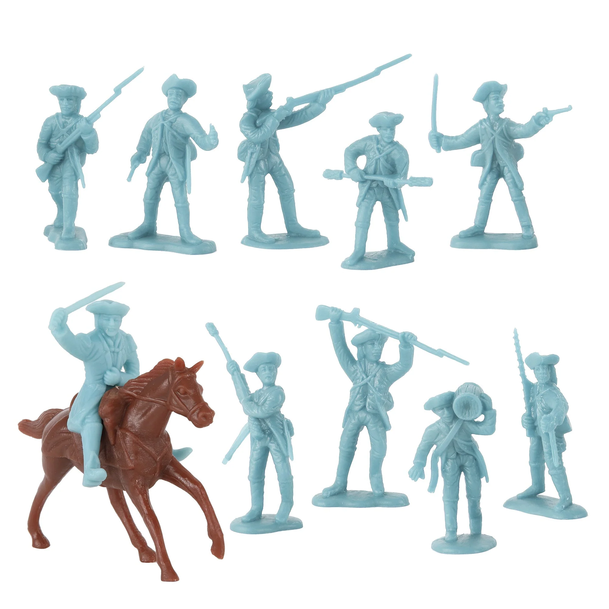 BMC ARW Battle of White Plains Artillery Crews - 32pc Plastic Soldiers & Cannon - Image 3