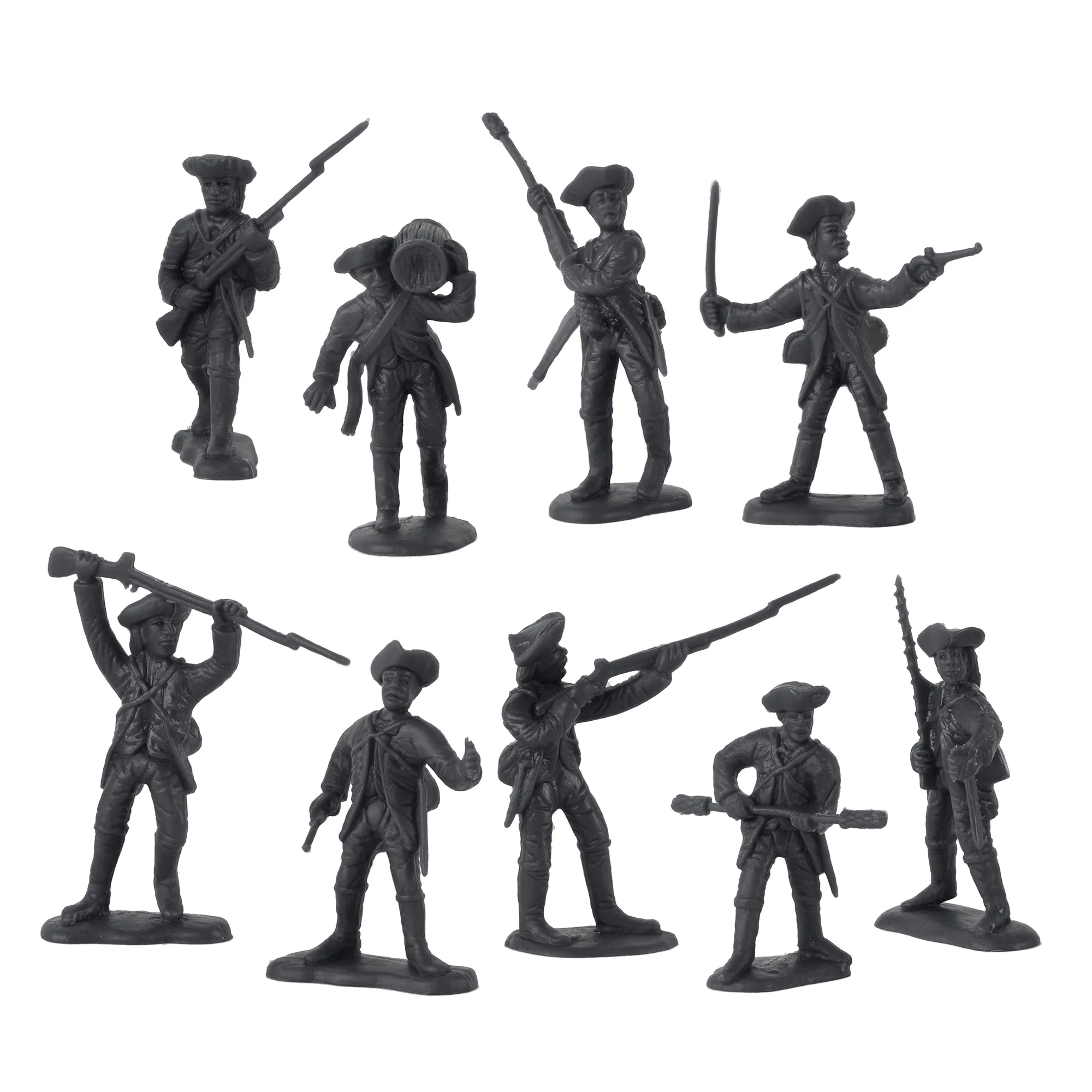 BMC ARW Battle of White Plains Artillery Crews - 32pc Plastic Soldiers & Cannon - Image 5