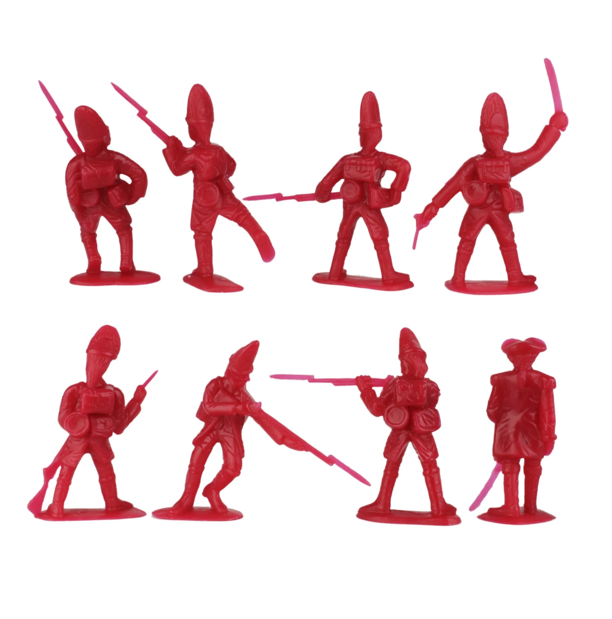 BMC Revolutionary War Plastic Army Men - 34 British, American, French Soldiers - Image 8