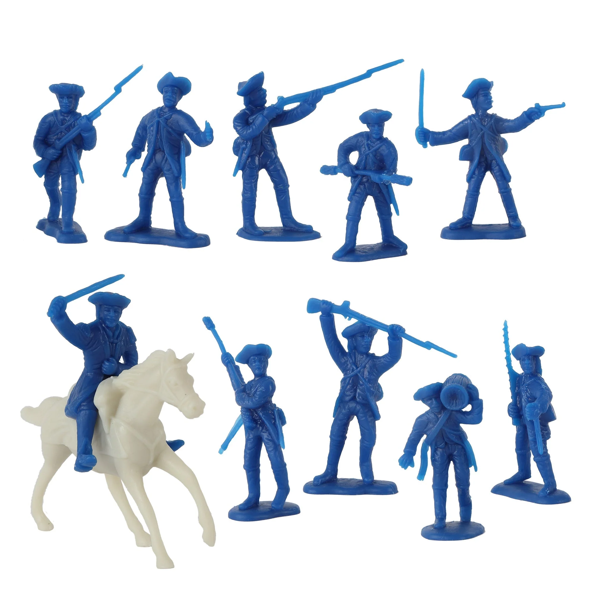 BMC Revolutionary War Yorktown Artillery Crews - 32pc Plastic Soldiers & Cannon - Image 3