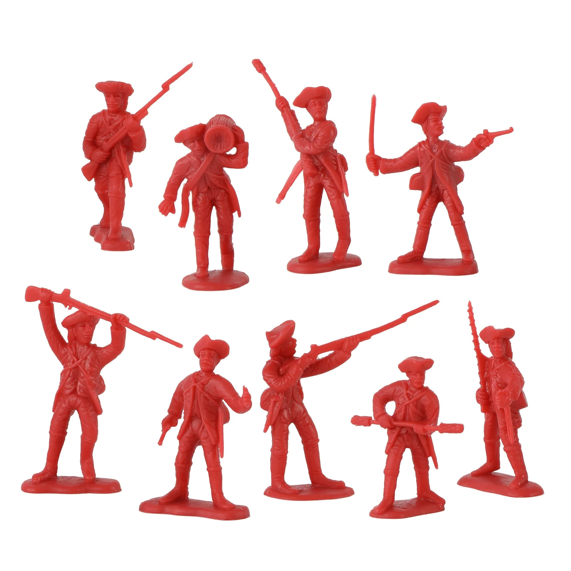 BMC Revolutionary War Yorktown Artillery Crews - 32pc Plastic Soldiers & Cannon - Image 4