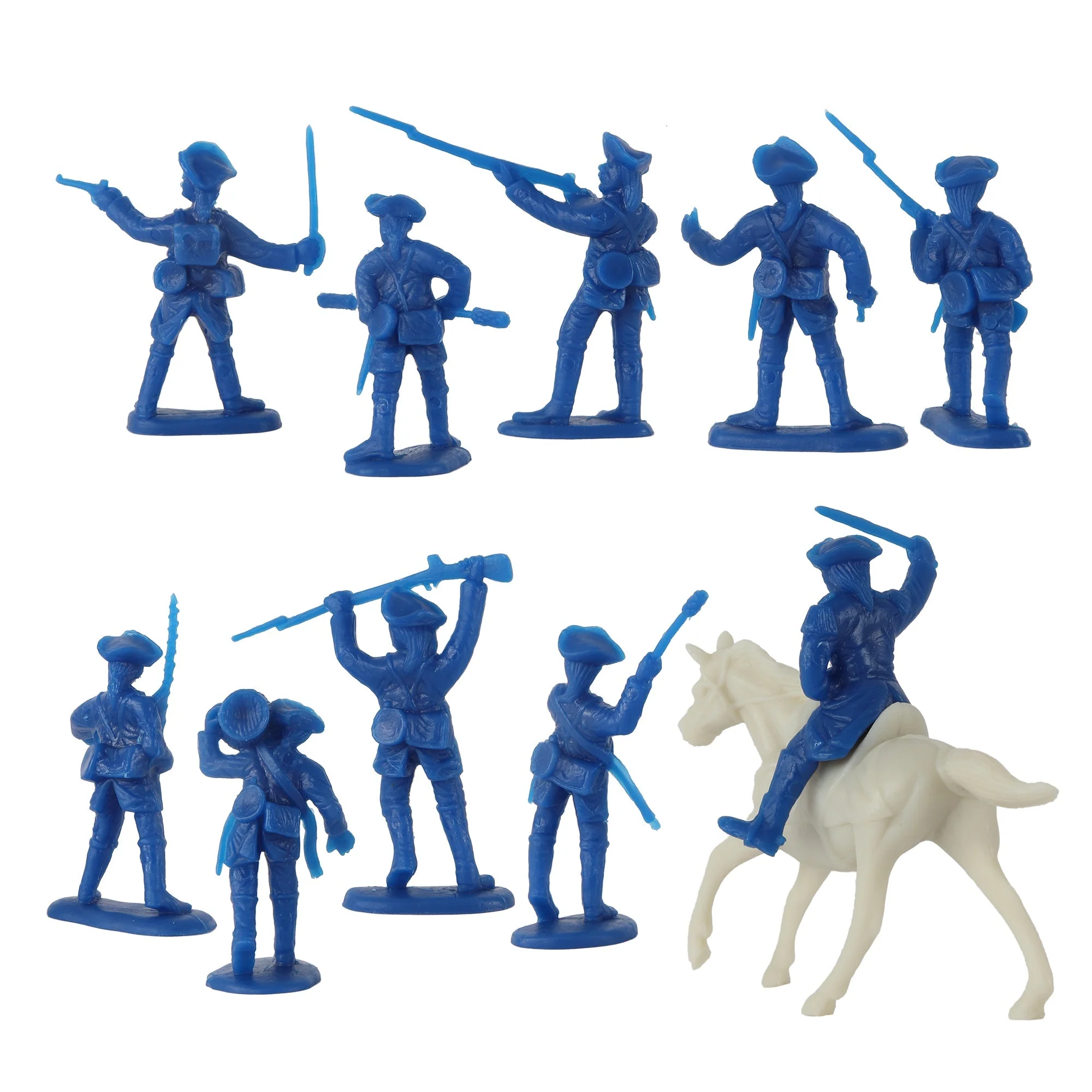 BMC Revolutionary War Yorktown Artillery Crews - 32pc Plastic Soldiers & Cannon - Image 7