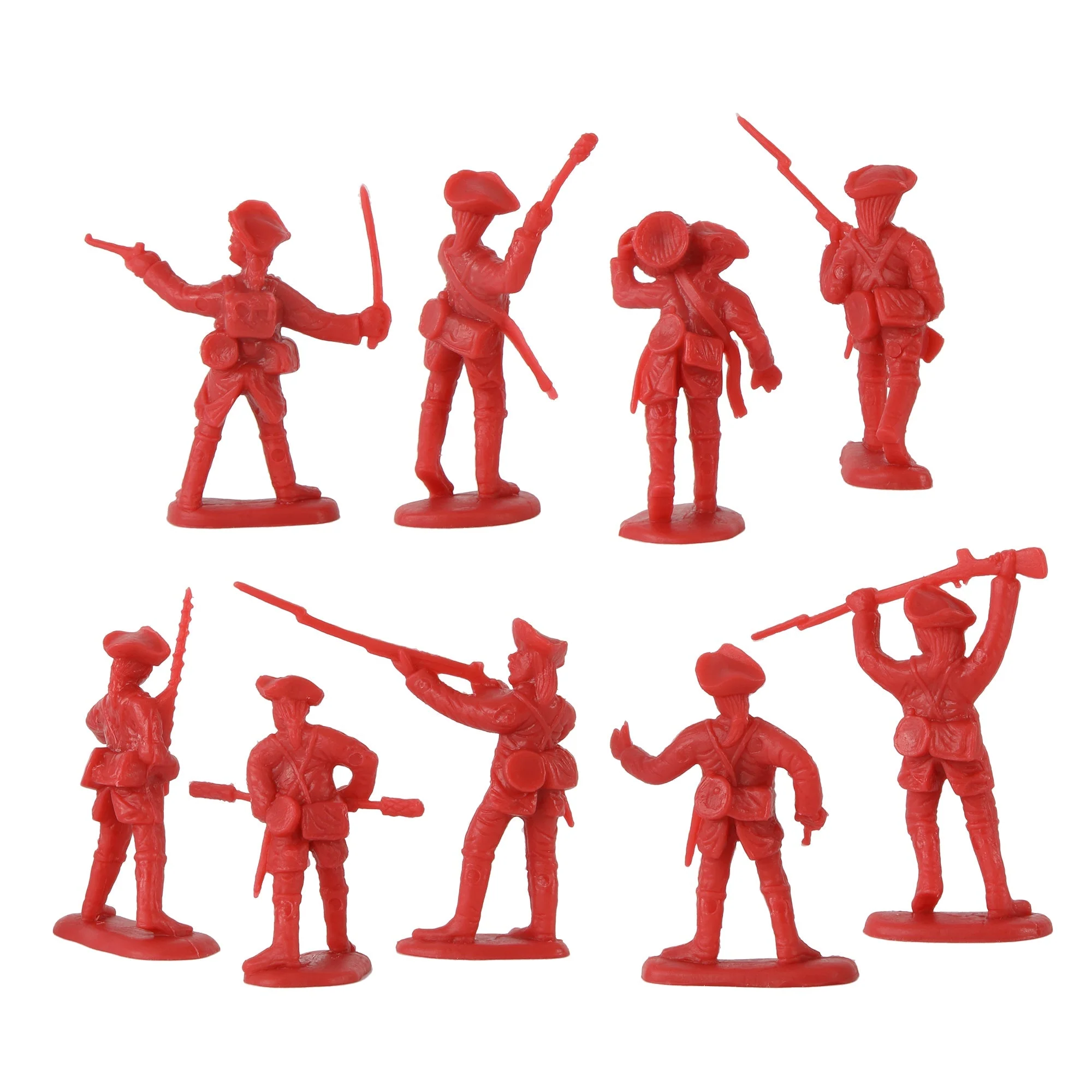 BMC Revolutionary War Yorktown Artillery Crews - 32pc Plastic Soldiers & Cannon - Image 8
