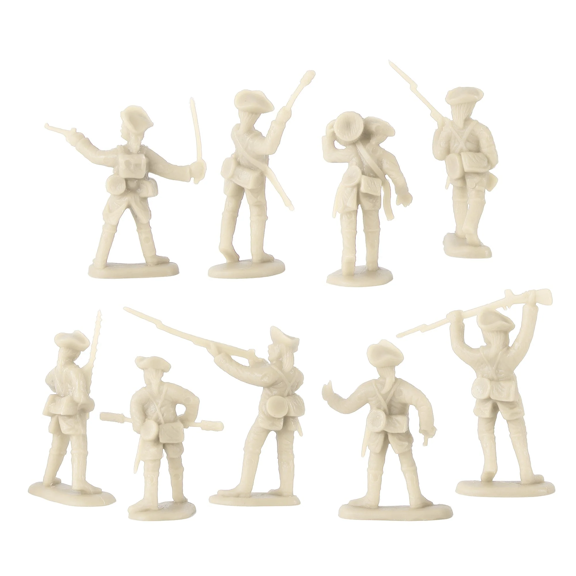 BMC Revolutionary War Yorktown Artillery Crews - 32pc Plastic Soldiers & Cannon - Image 9