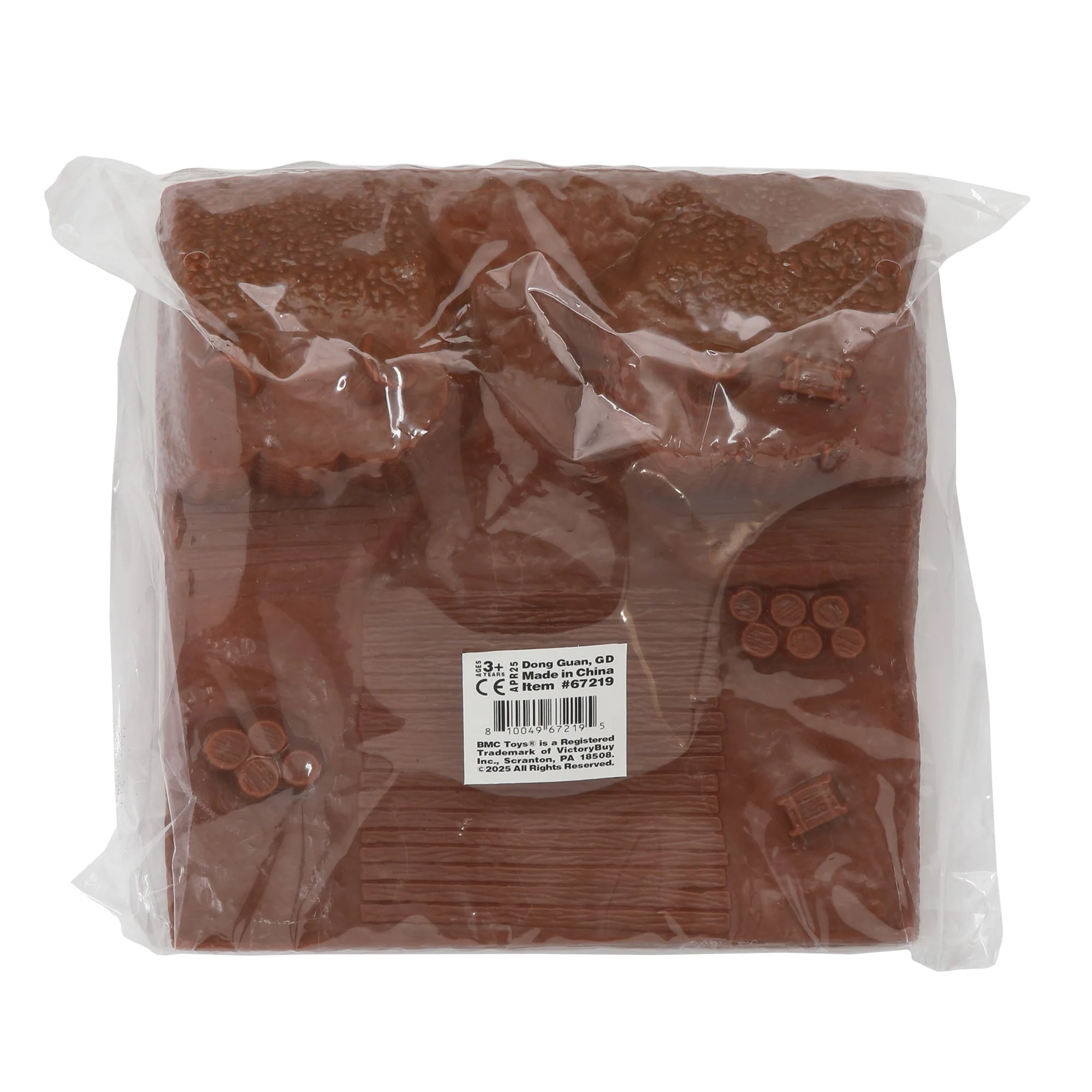 BMC Revolutionary War Redoubt Terrain - Brown 2pc Plastic Army Playset Accessory - Image 5