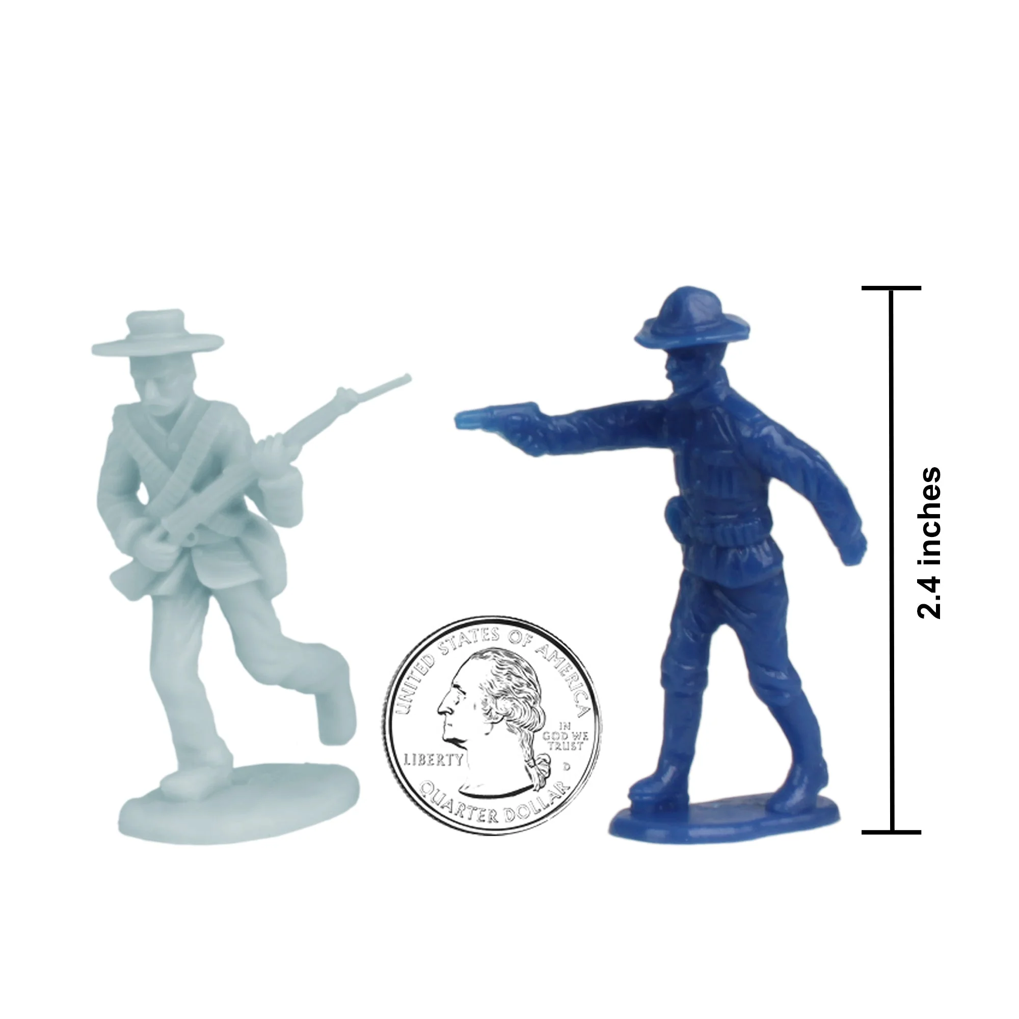 BMC Buffalo Soldiers Charge Up San Juan Hill - 32pc Soldier Figures - Image 2