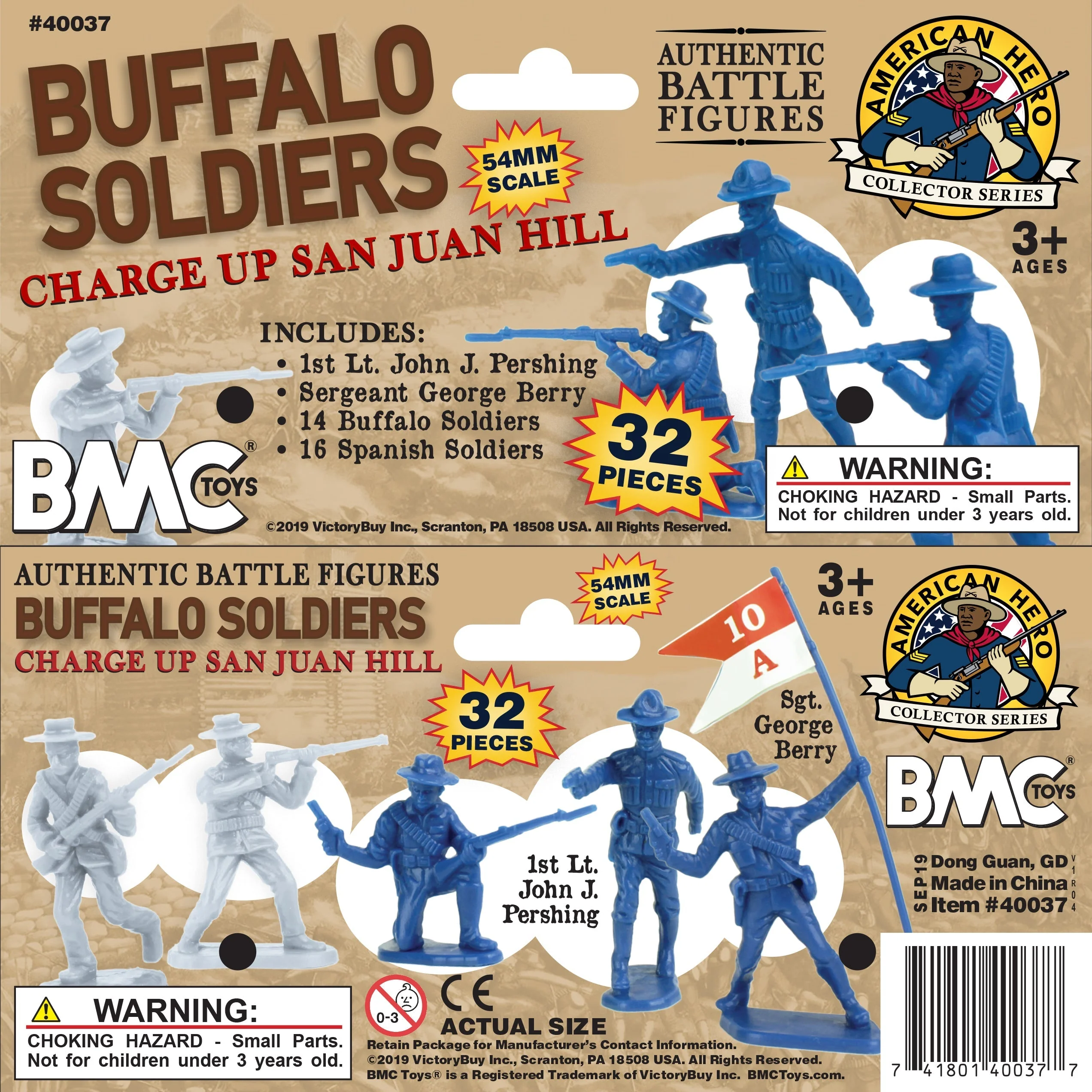 BMC Buffalo Soldiers Charge Up San Juan Hill - 32pc Soldier Figures - Image 8