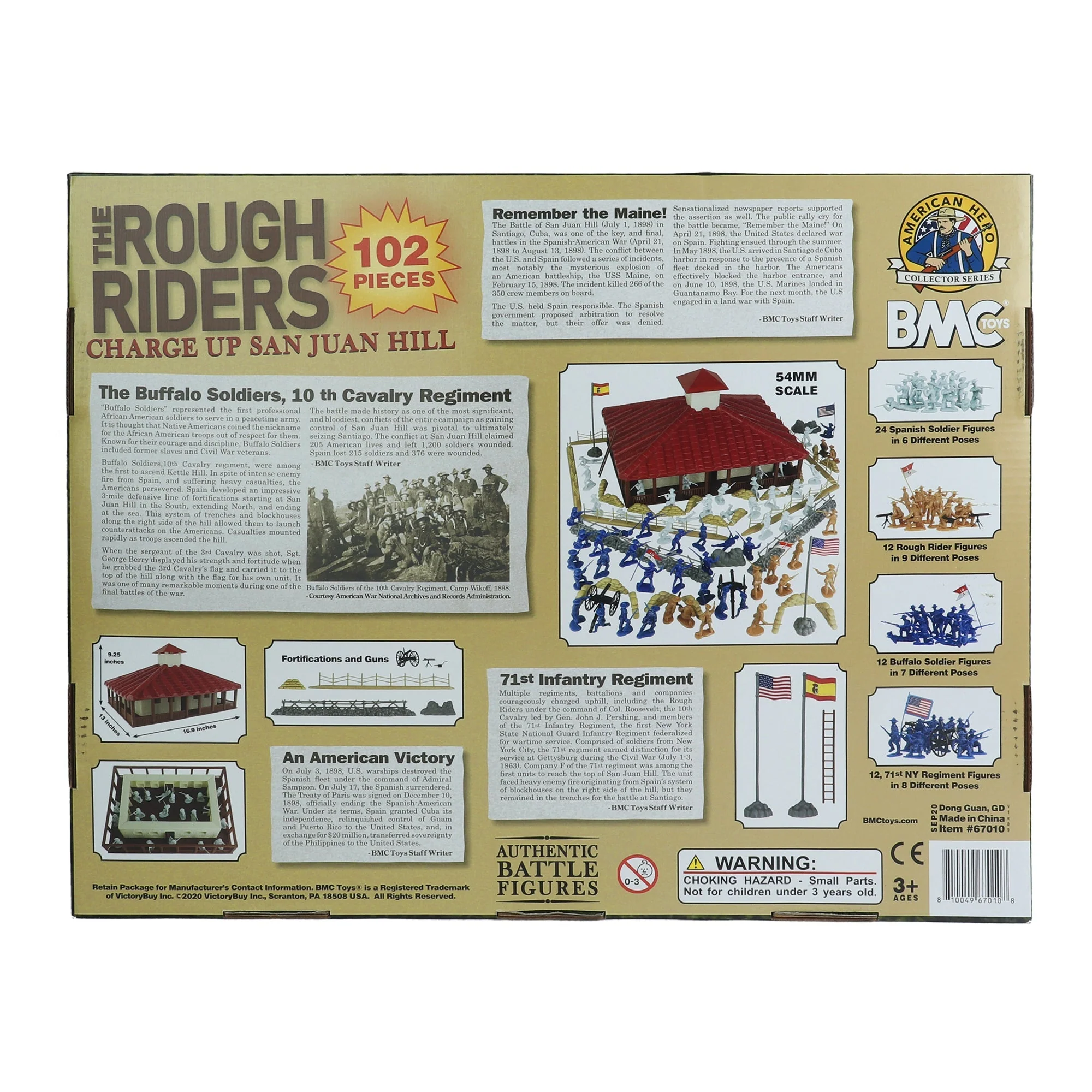 BMC The Rough Riders Charge Up San Juan Hill - 102pc Boxed Playset - Image 11