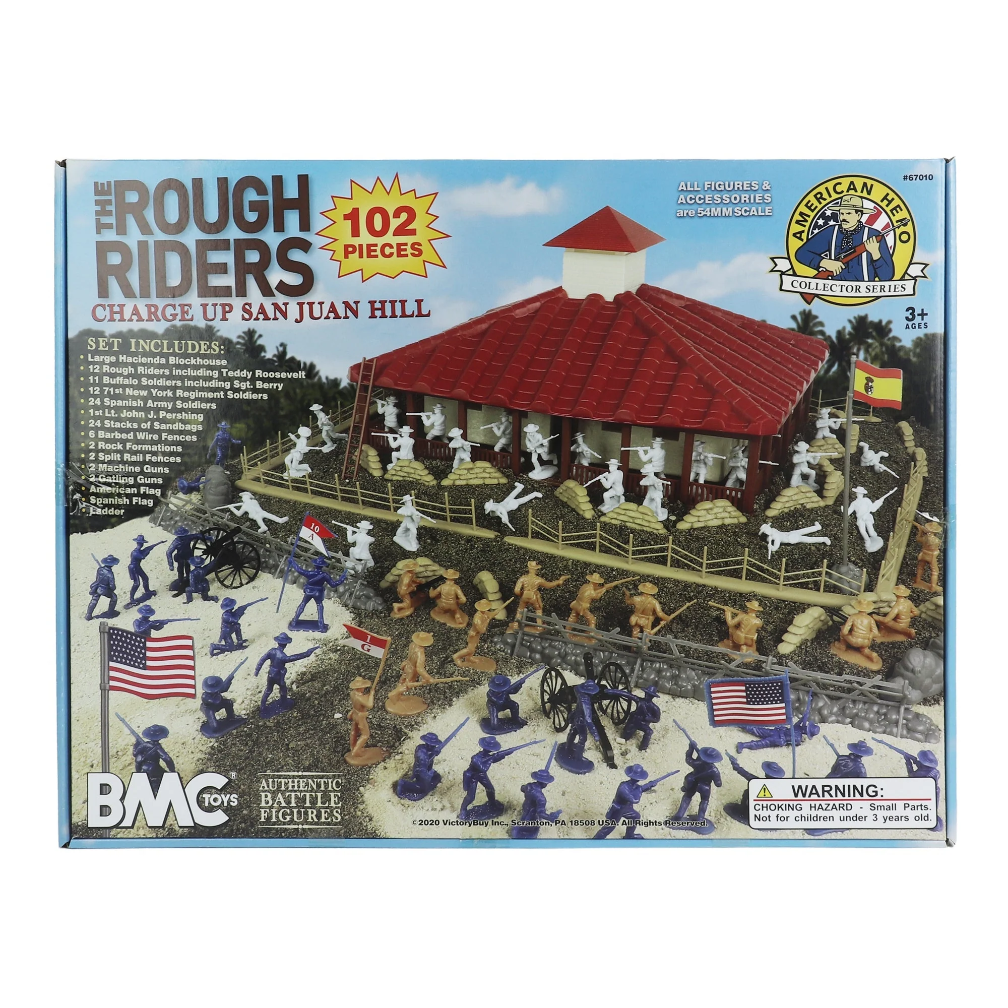 BMC The Rough Riders Charge Up San Juan Hill - 102pc Boxed Playset - Image 7